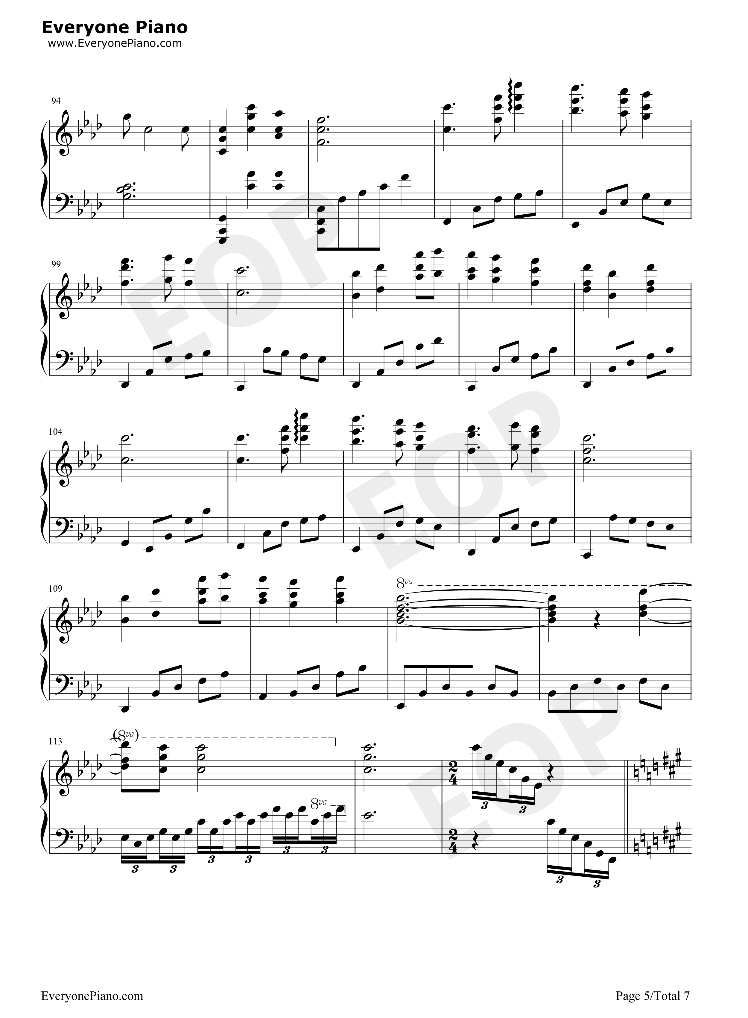 星月钢琴谱_郁可唯_王铮亮