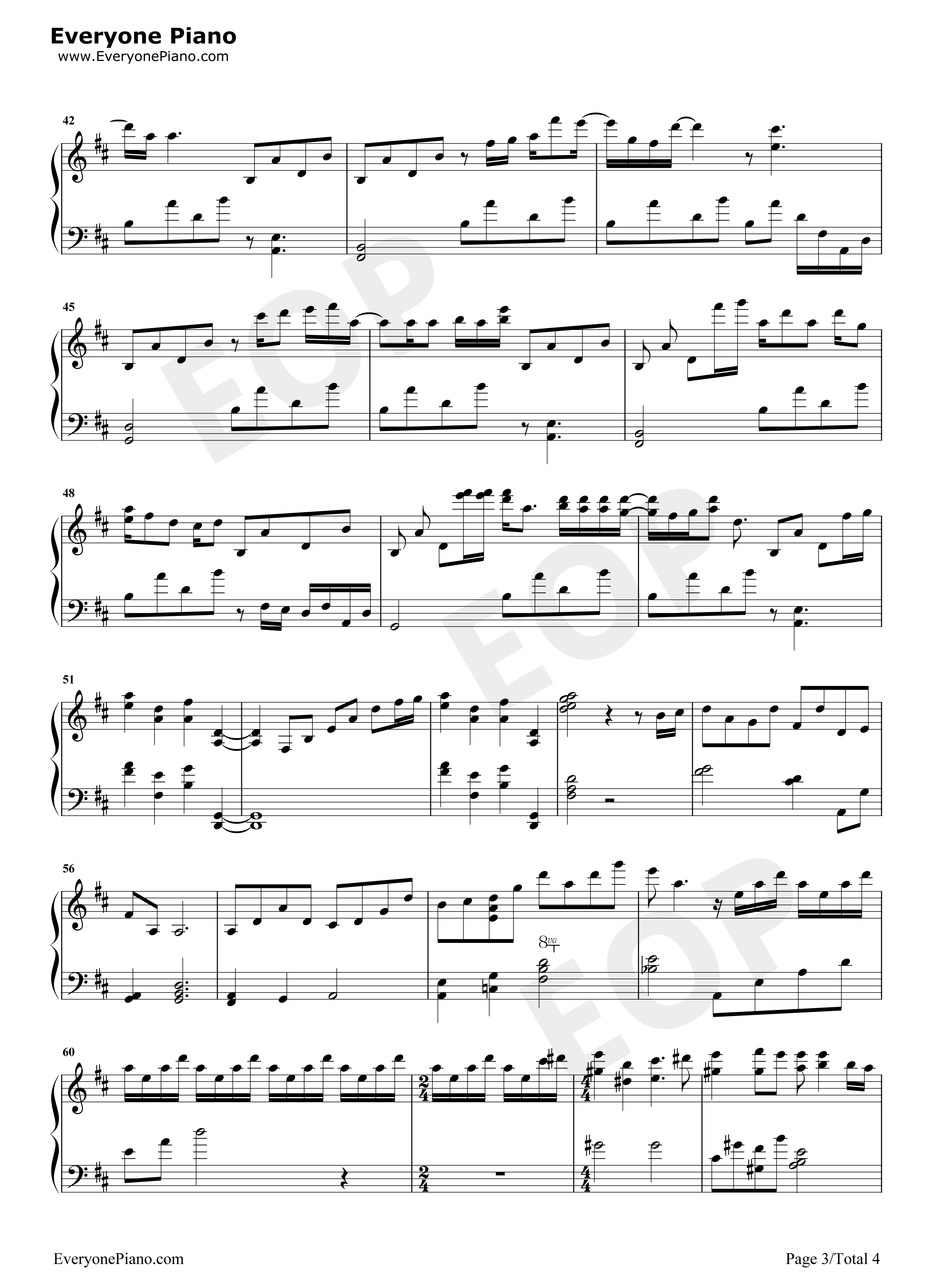 想い出は遠くの日々钢琴谱_天门