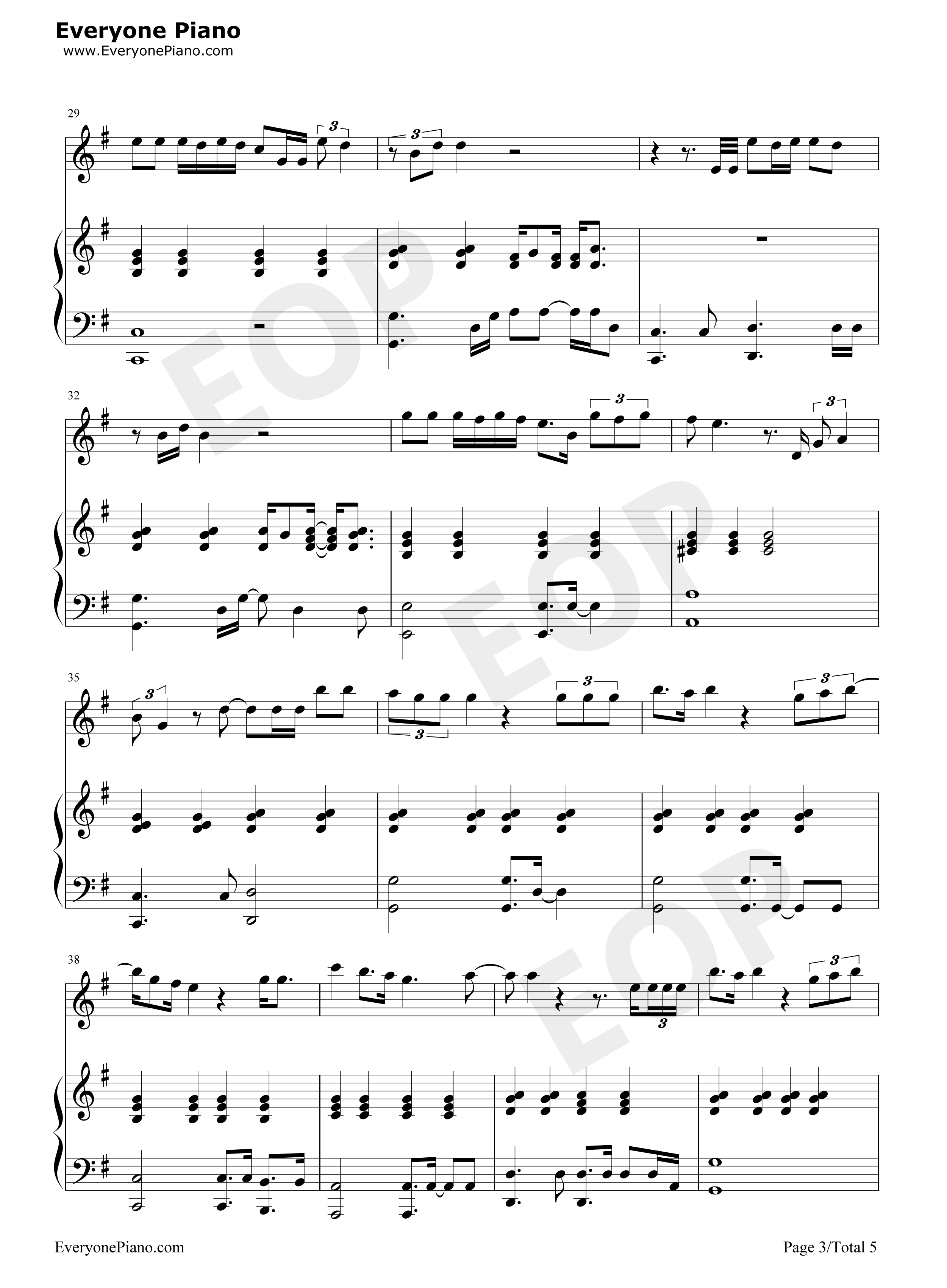 给你的歌钢琴谱_邓紫棋