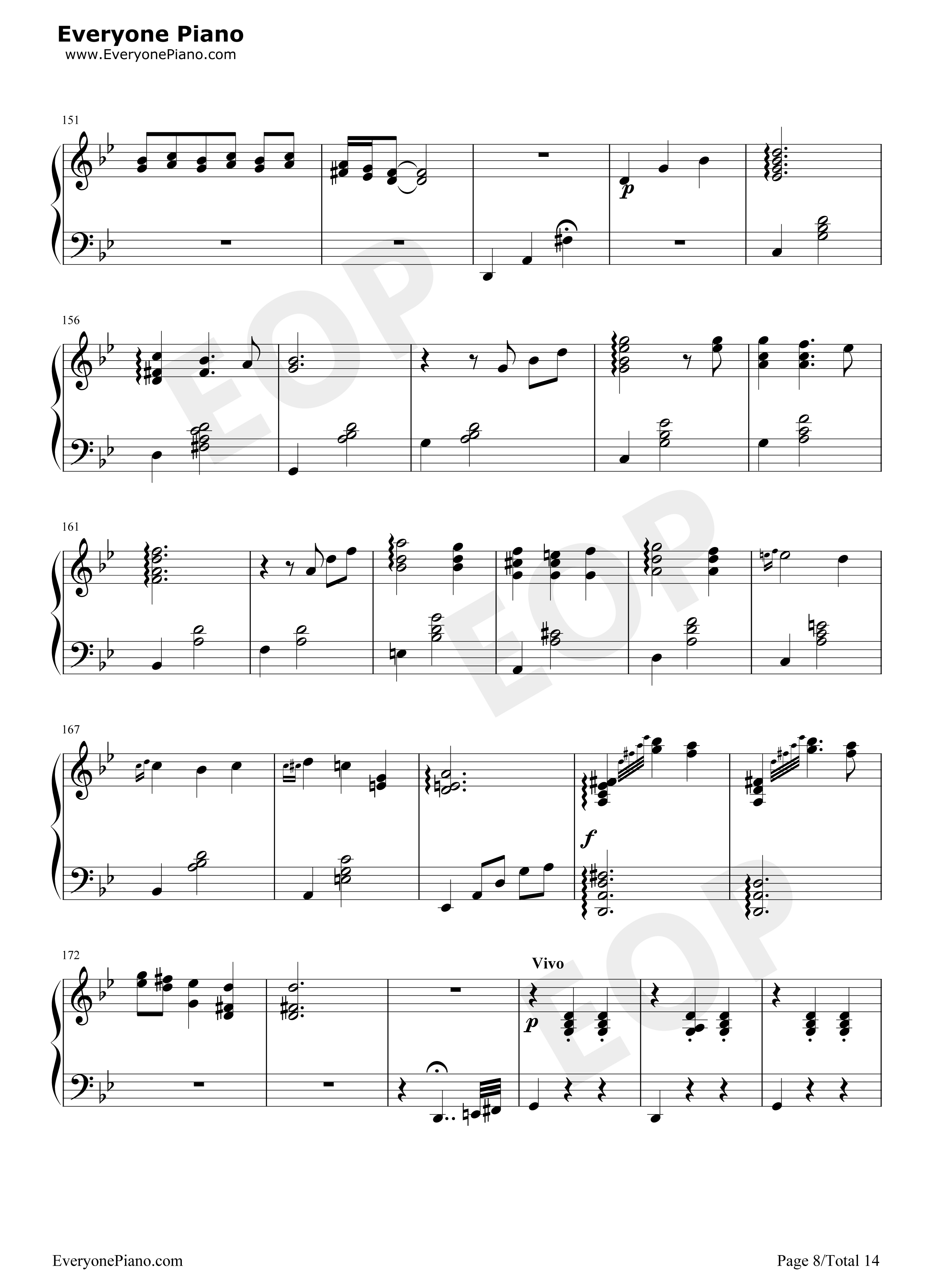 世界の約束钢琴谱_倍赏千惠子