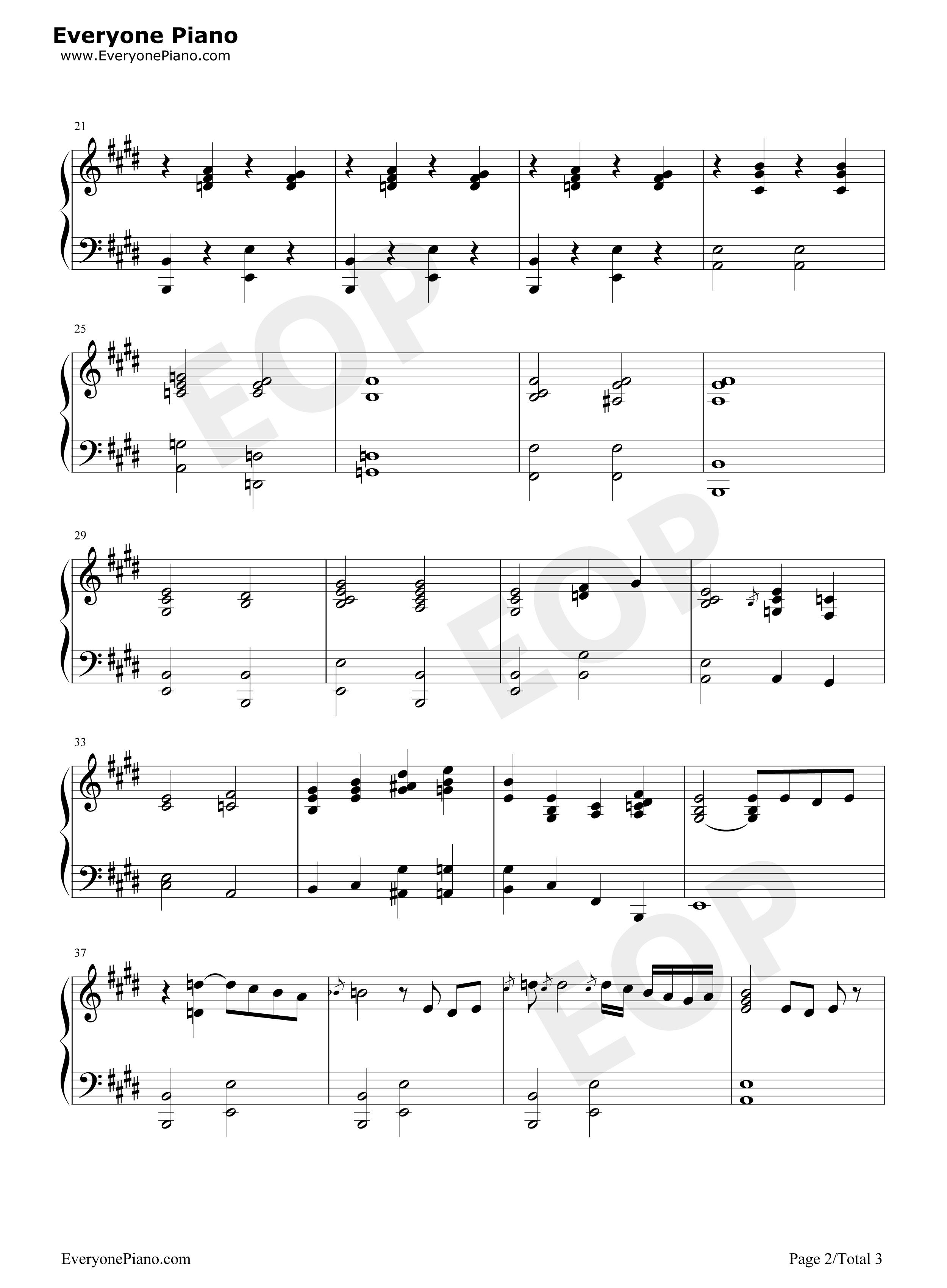 The_Christmas_Song钢琴谱_Nat_King_Cole