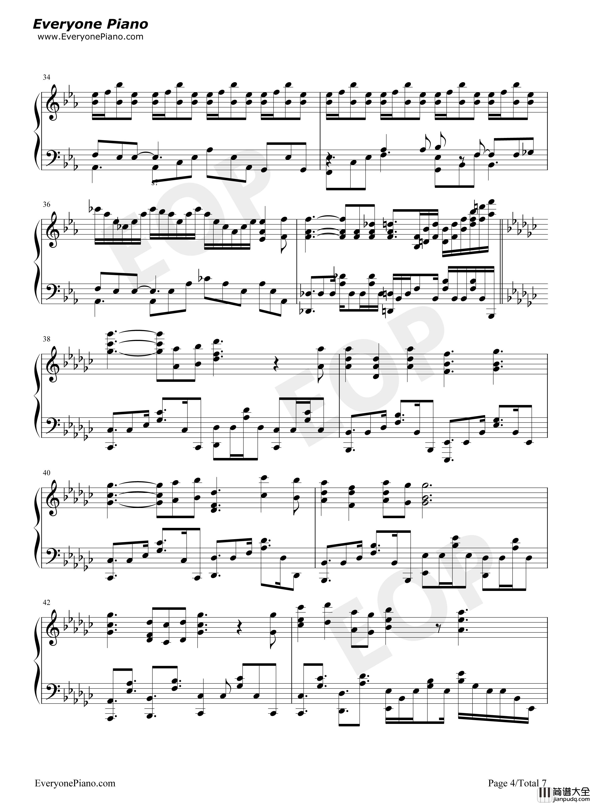 White_White_Snow钢琴谱_末广健一郎