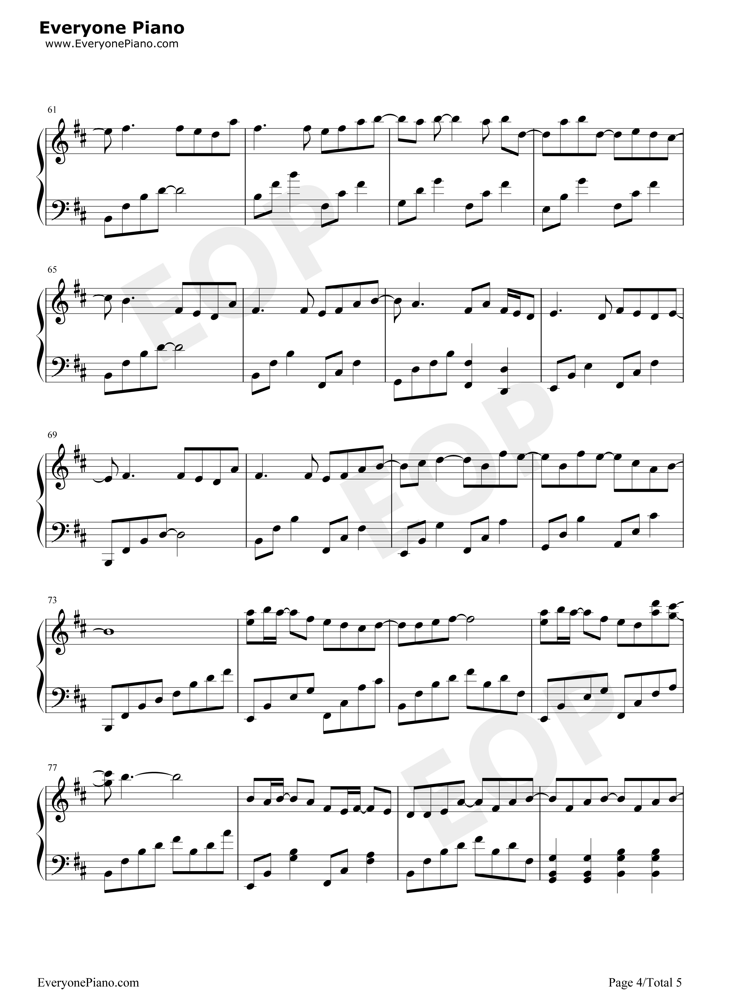 月若流金钢琴谱_阿杰729