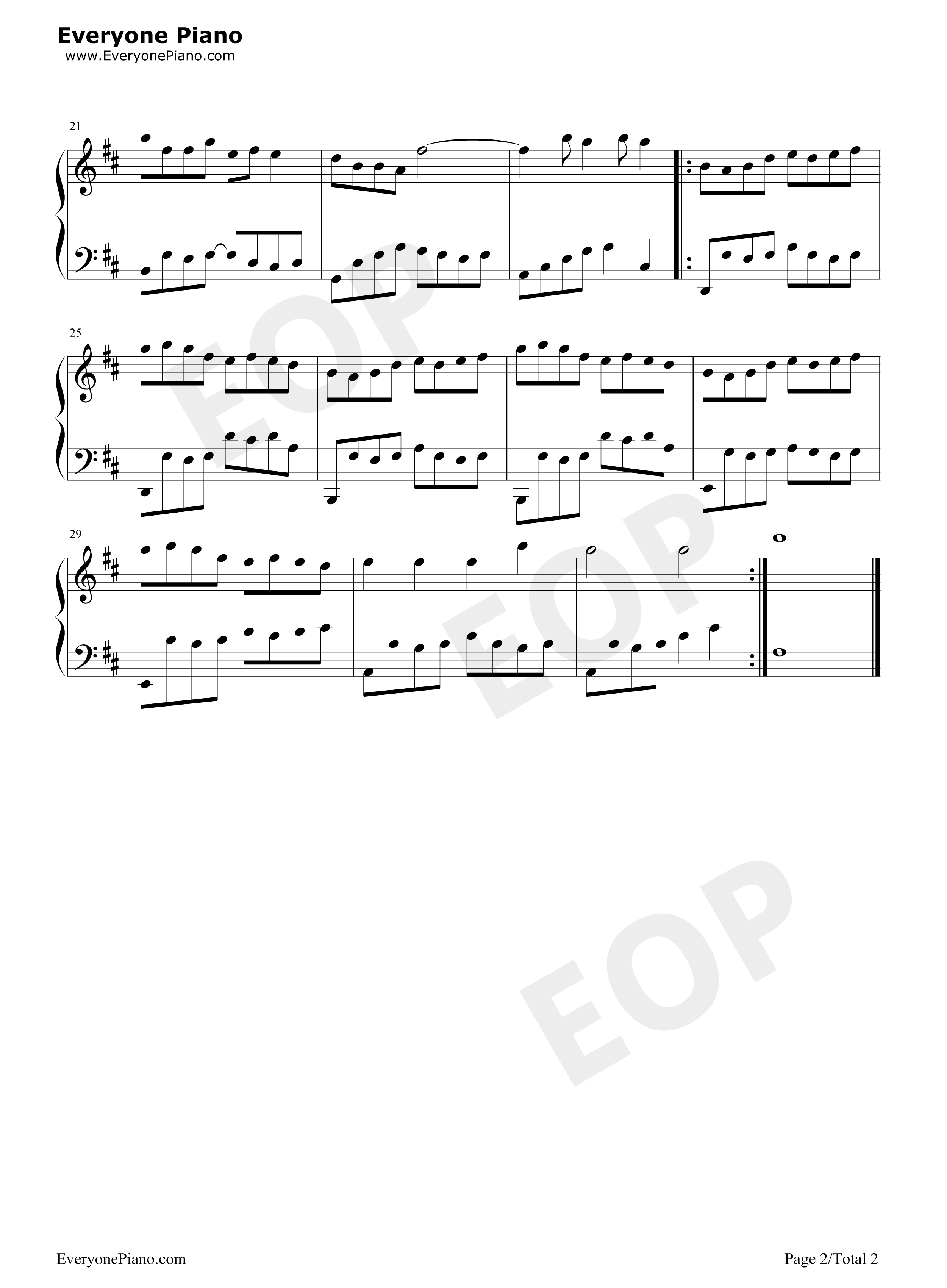 千年灵蛇白素贞钢琴谱_左宏元