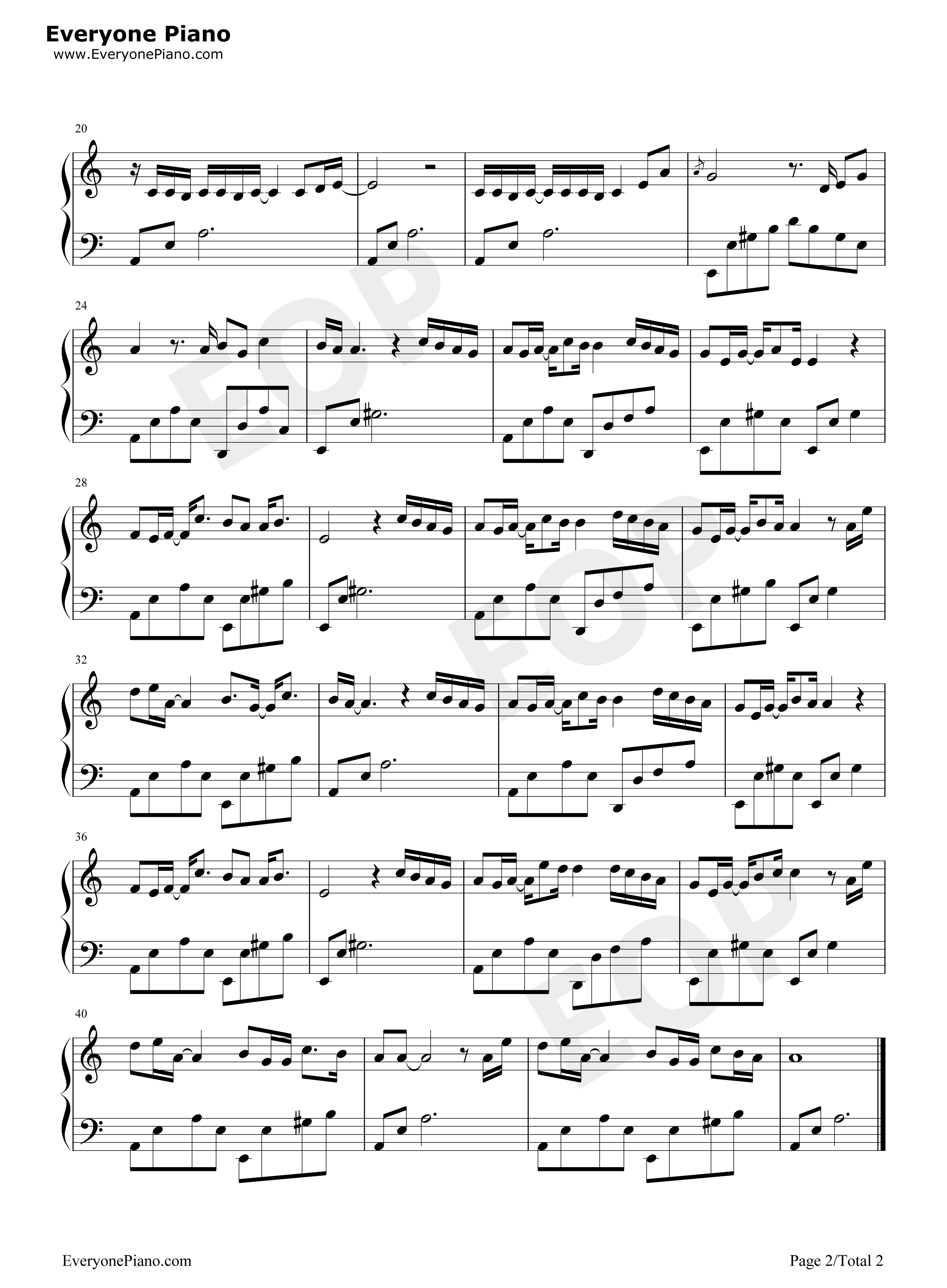 离兮钢琴谱_阿兰