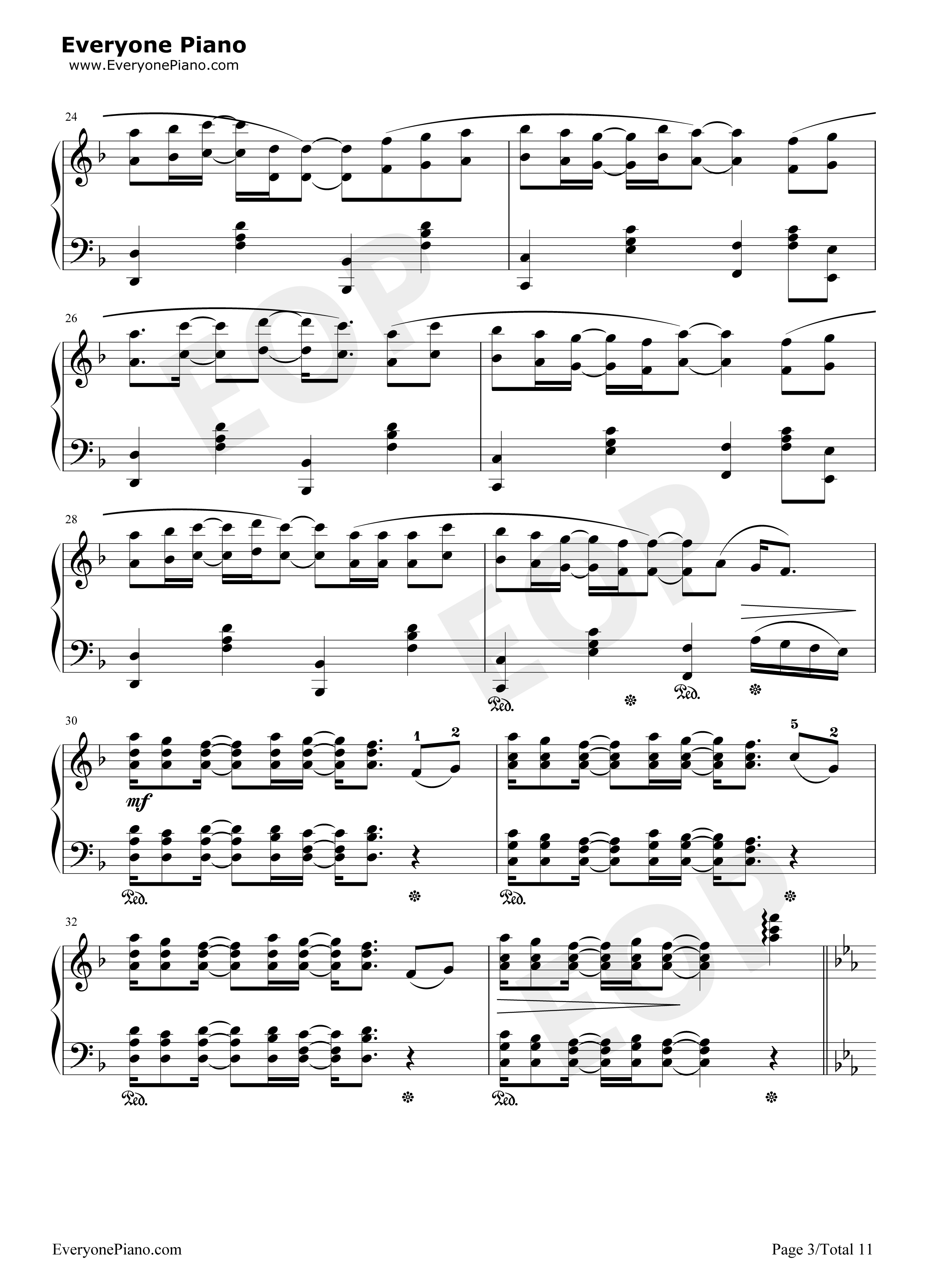 Connecting钢琴谱_初音ミク_鏡音レン