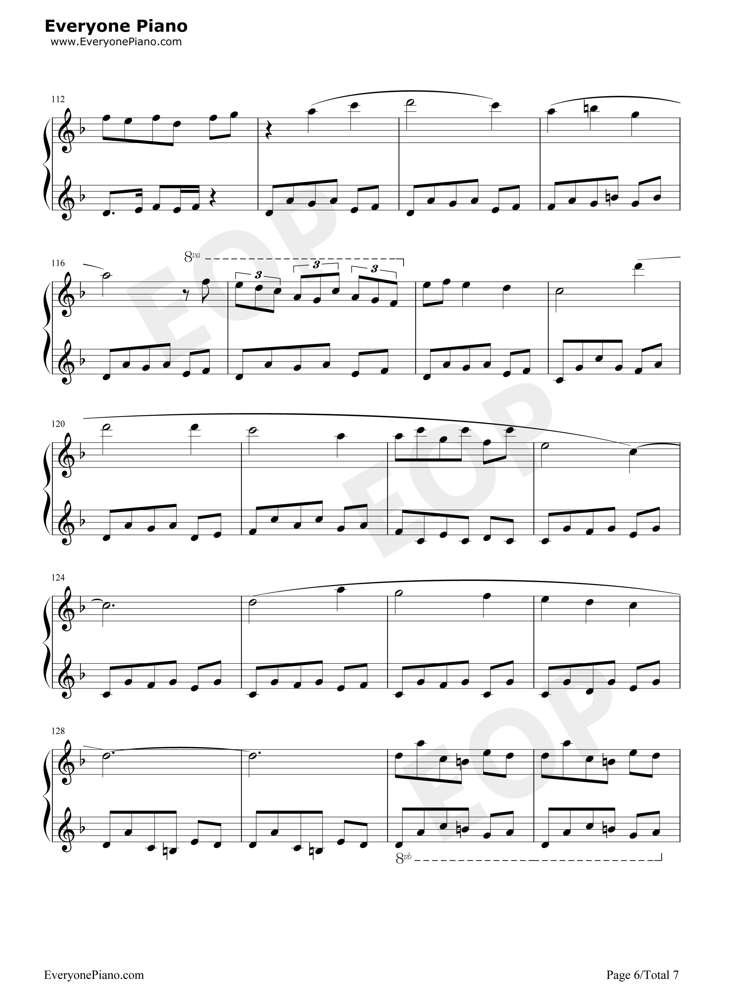 Scarborough_Fair钢琴谱_莎拉·布莱曼__Sarah_Brightman