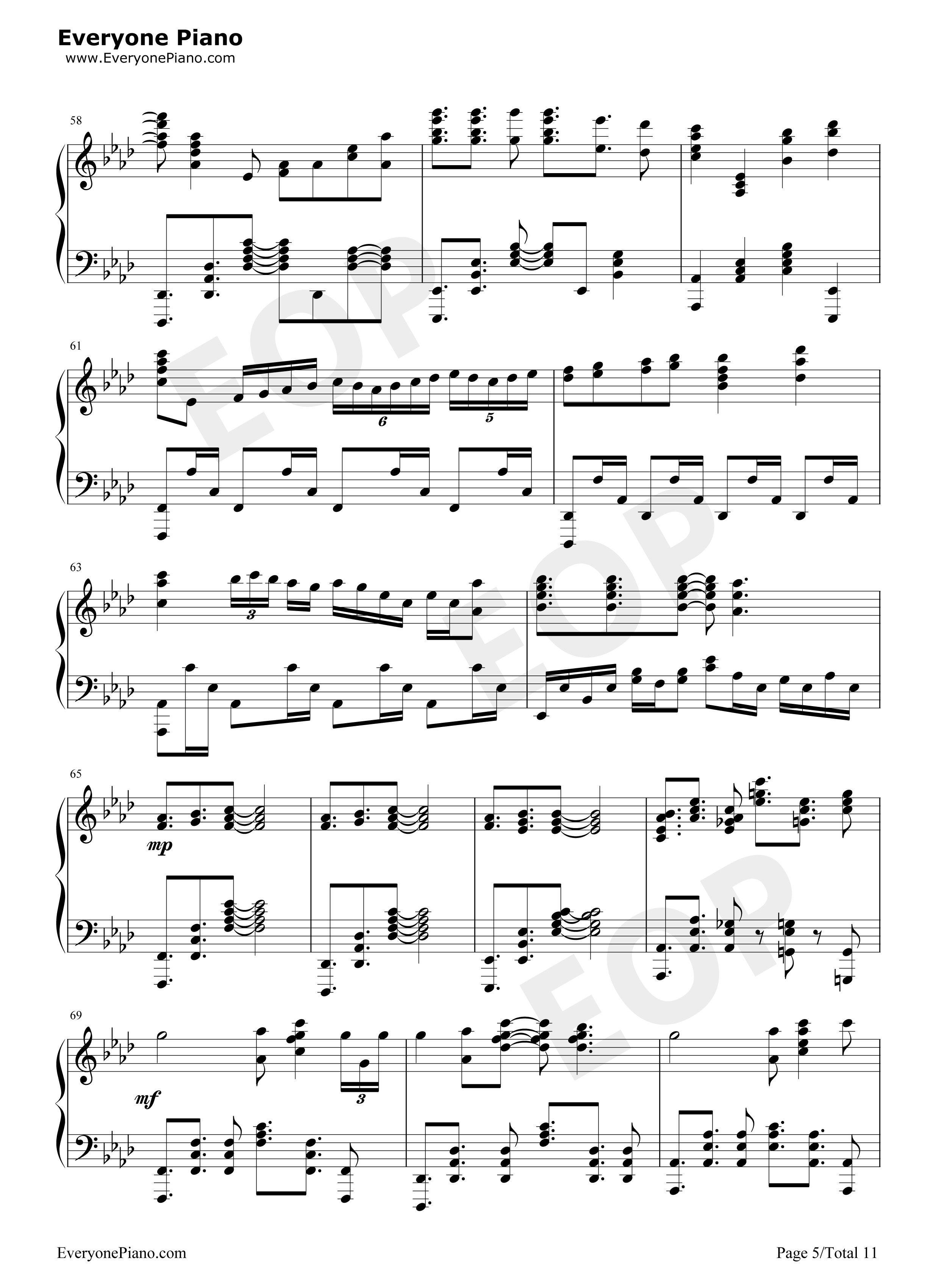 Katharsis钢琴谱_TK_from_凛冽时雨