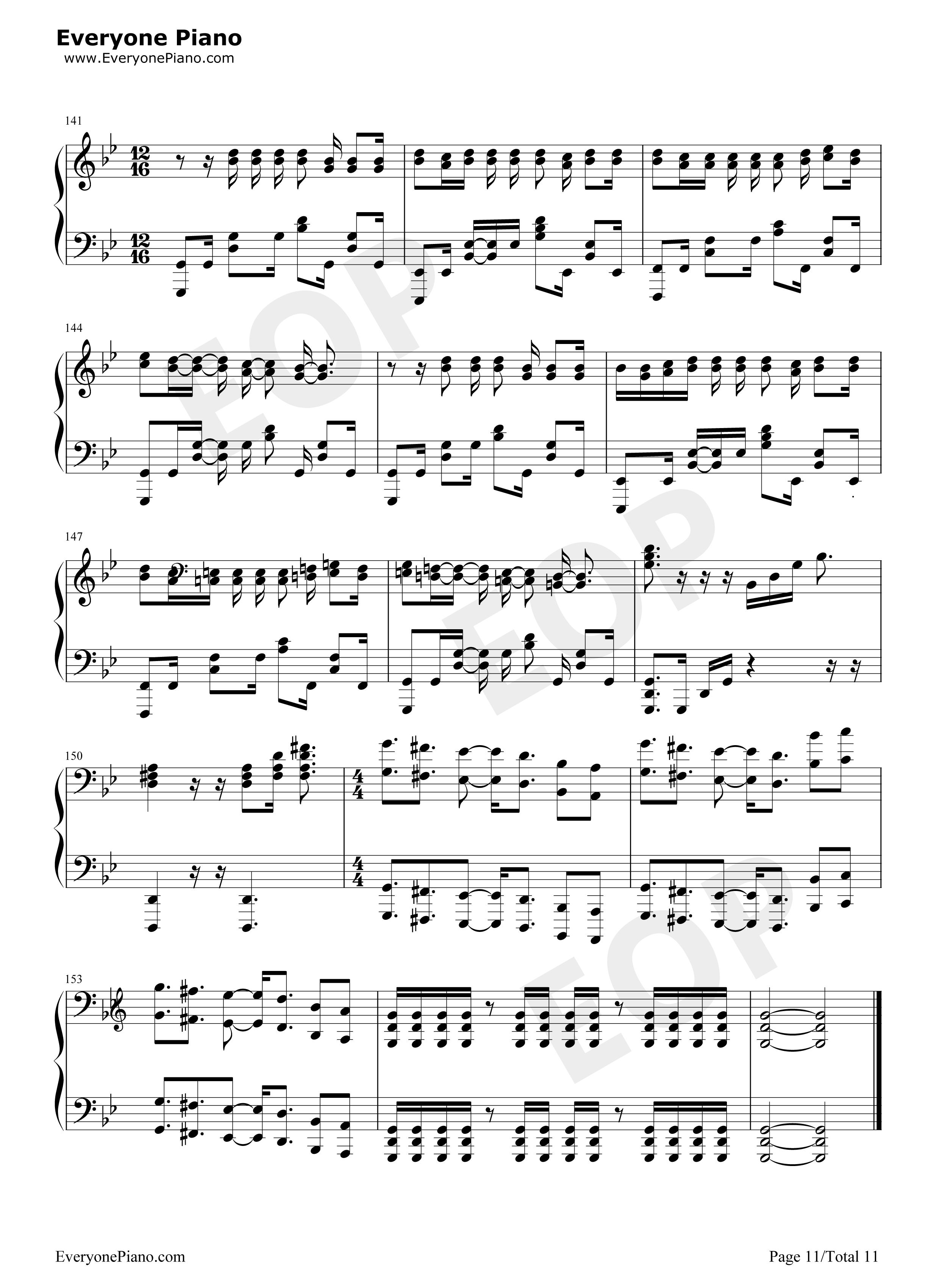 Katharsis钢琴谱_TK_from_凛冽时雨