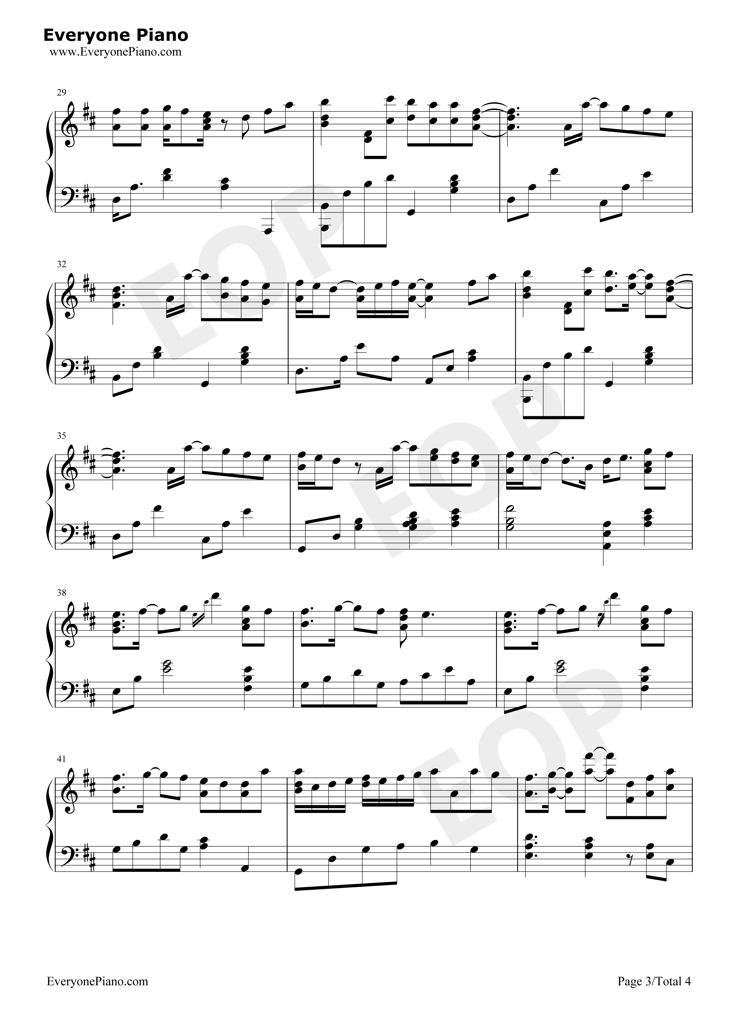 Everything_I_Need钢琴谱_Skylar_Grey