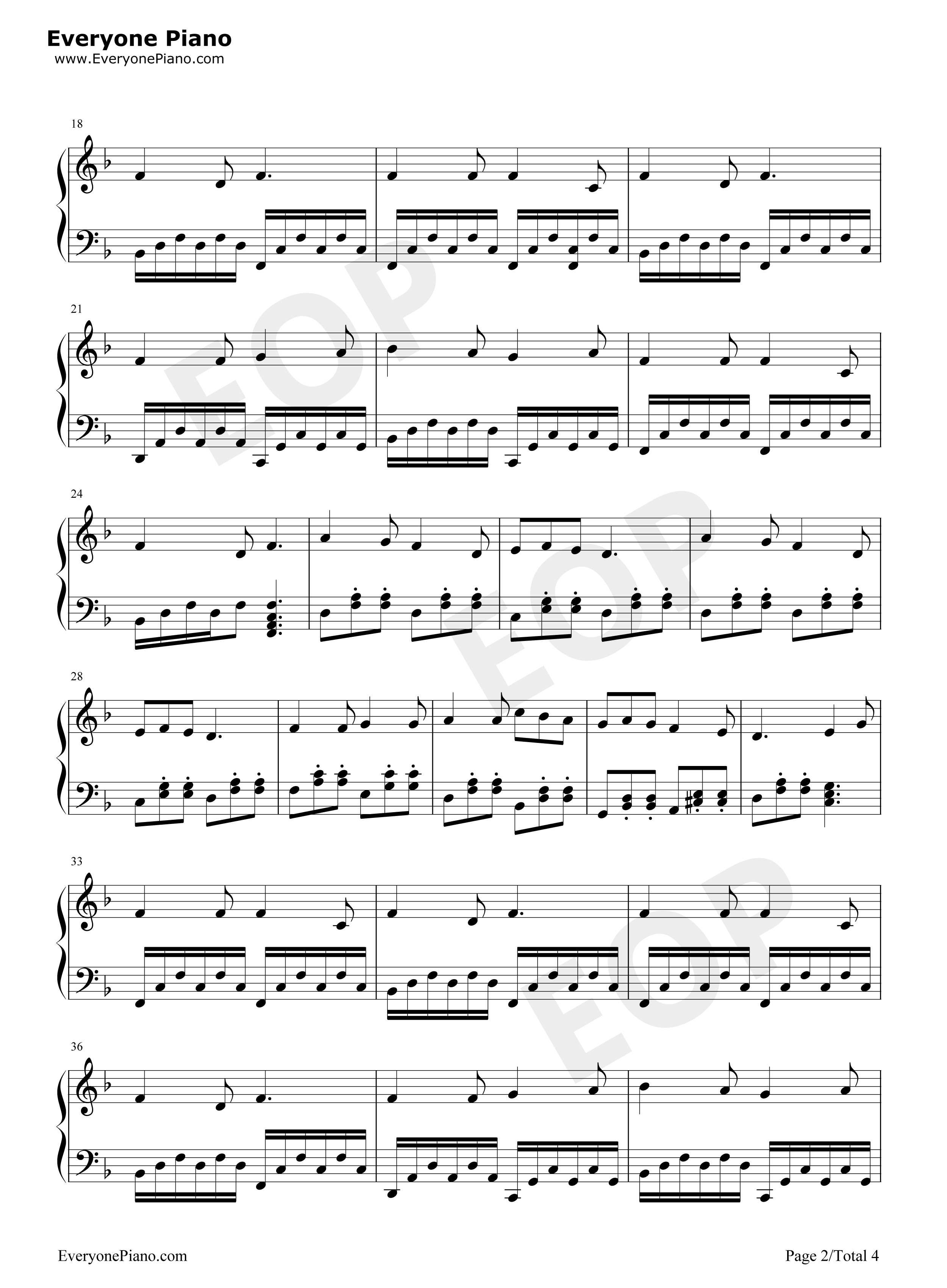 We_Three_Kings钢琴谱_John_Henry_Hopkins_Jr.