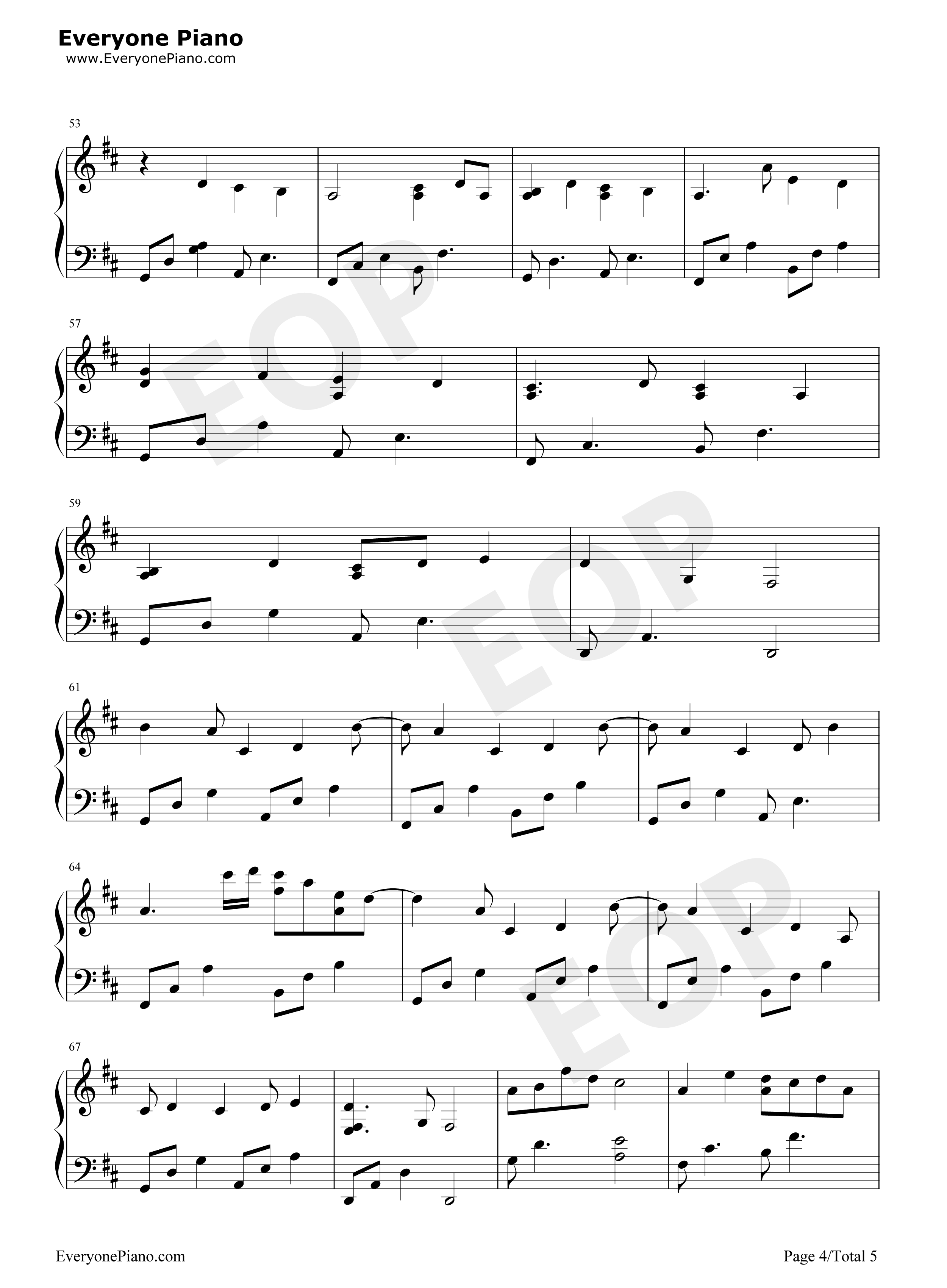 你是对的人钢琴谱_戚薇_俊昊