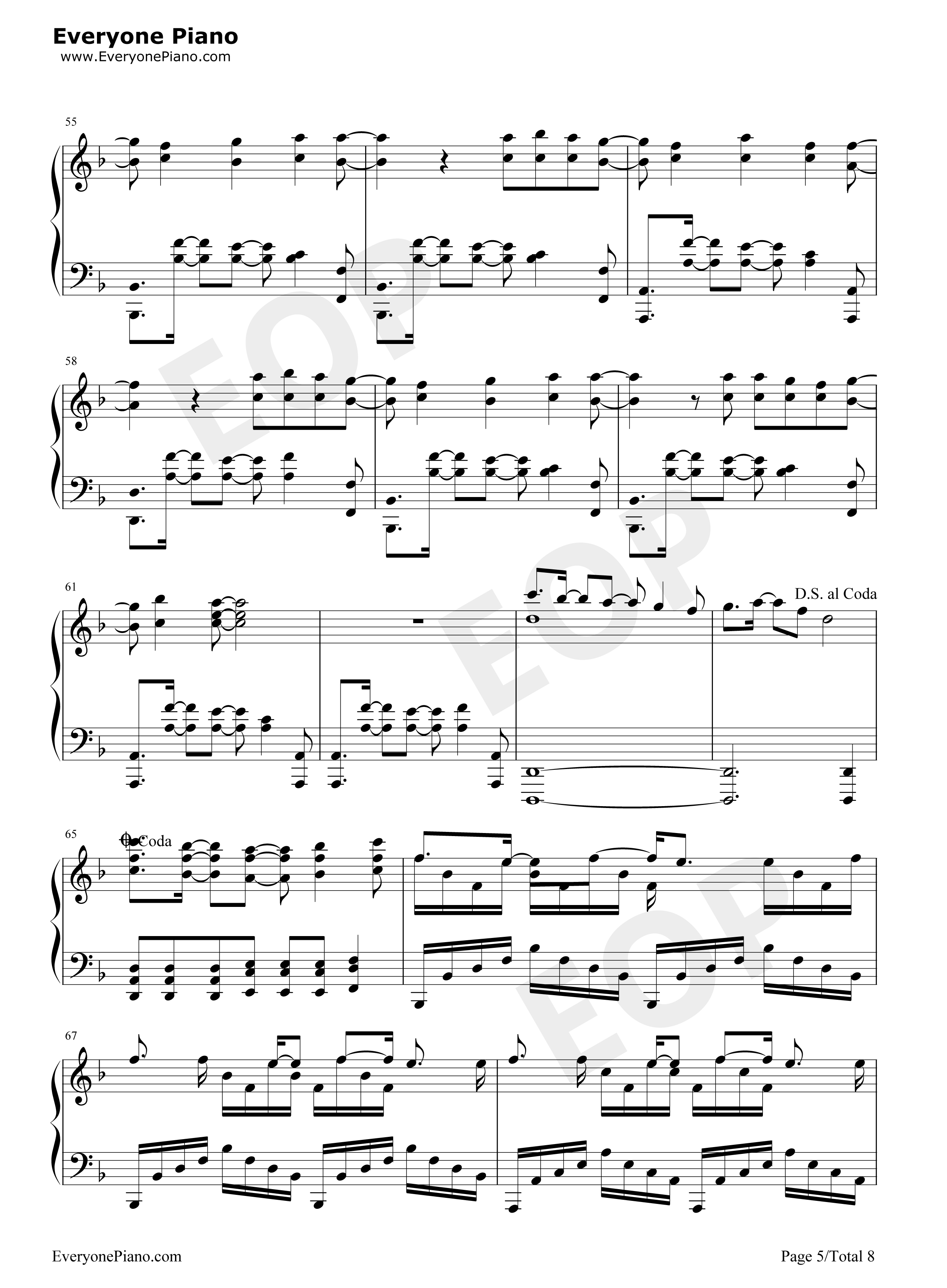 KISS_OF_DEATH钢琴谱_中岛美嘉