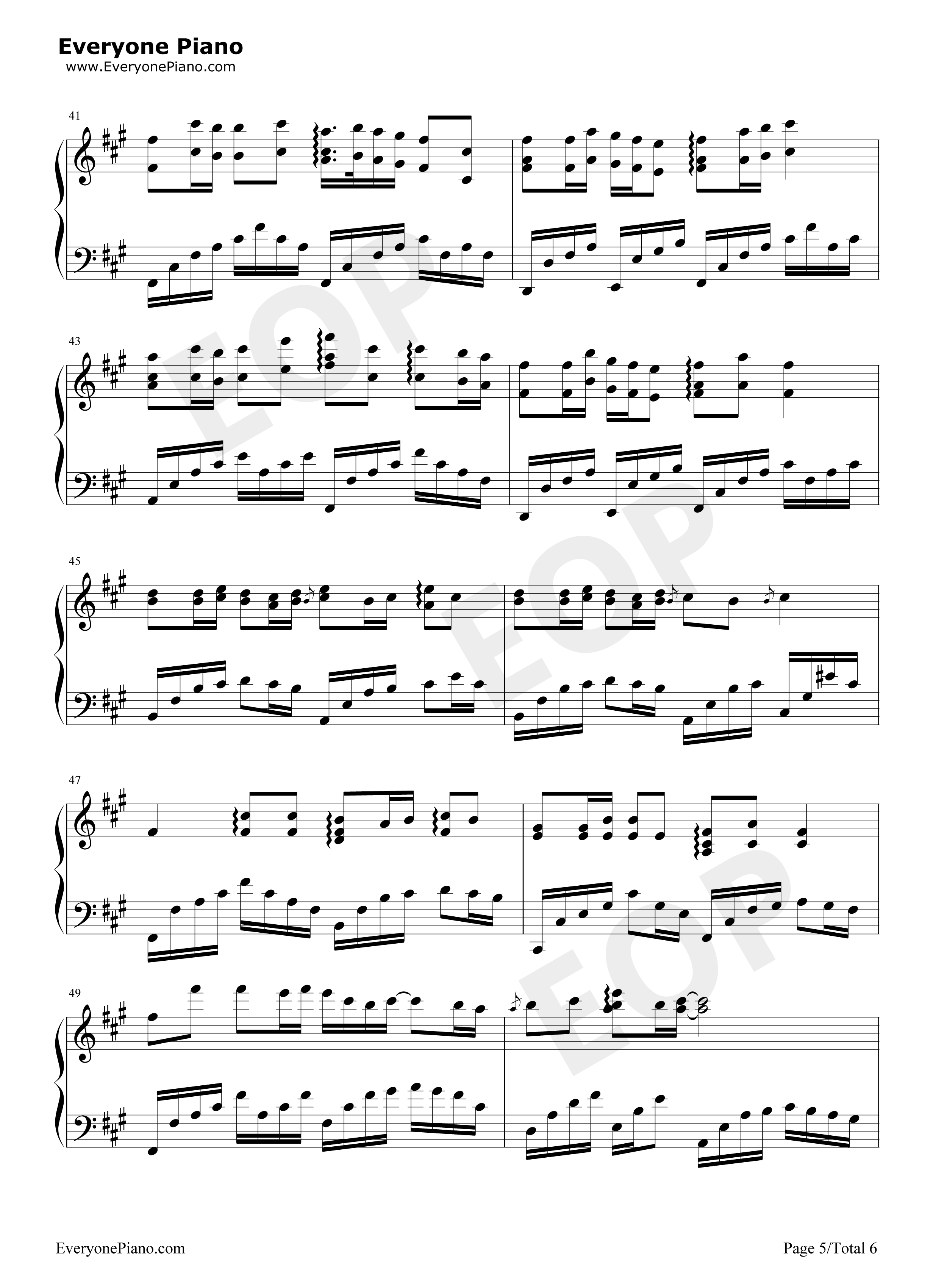 天涯钢琴谱_任贤齐