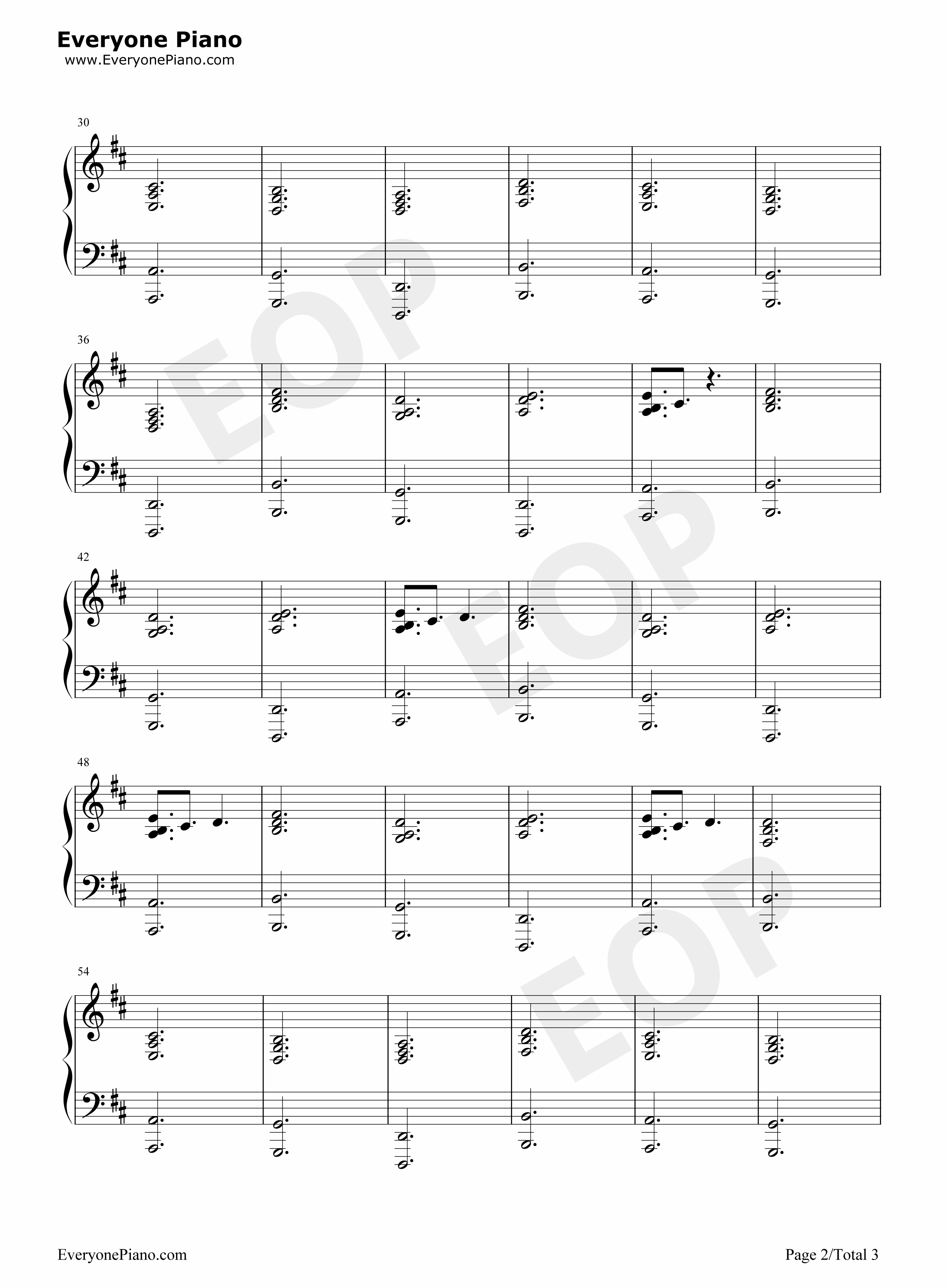 Unsteady钢琴谱_X_Ambassadors