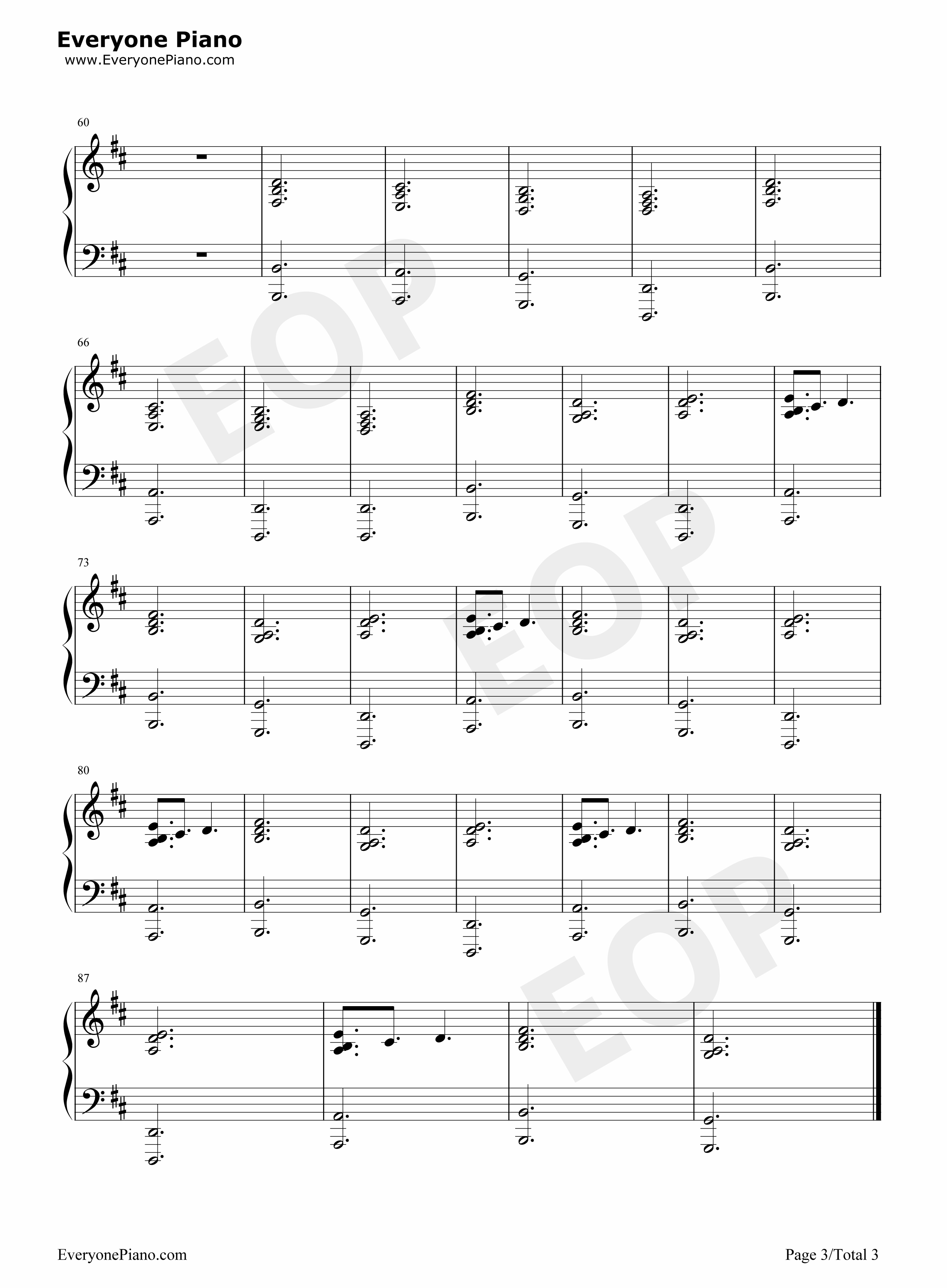 Unsteady钢琴谱_X_Ambassadors