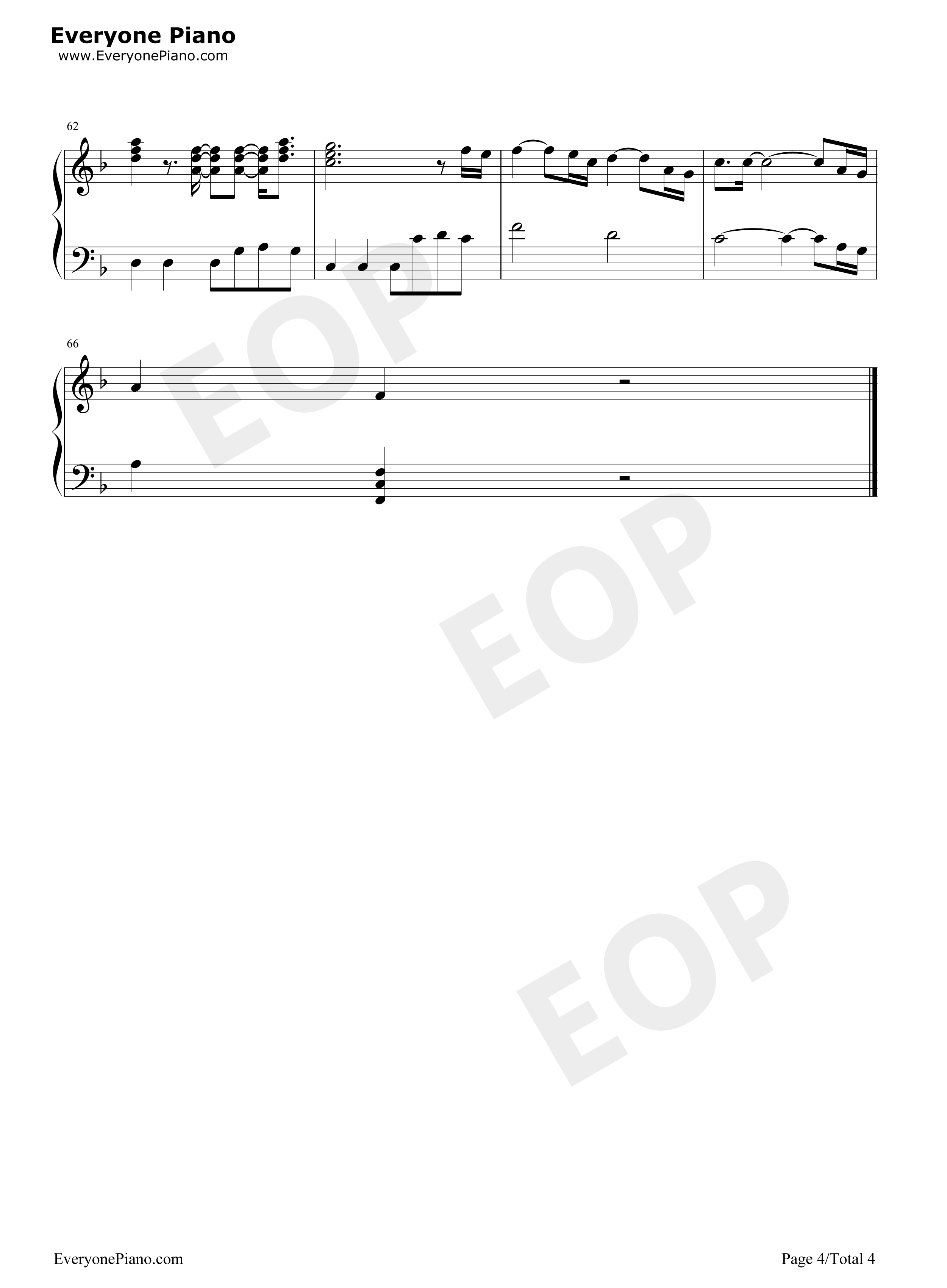 Shotgun钢琴谱_George_Ezra