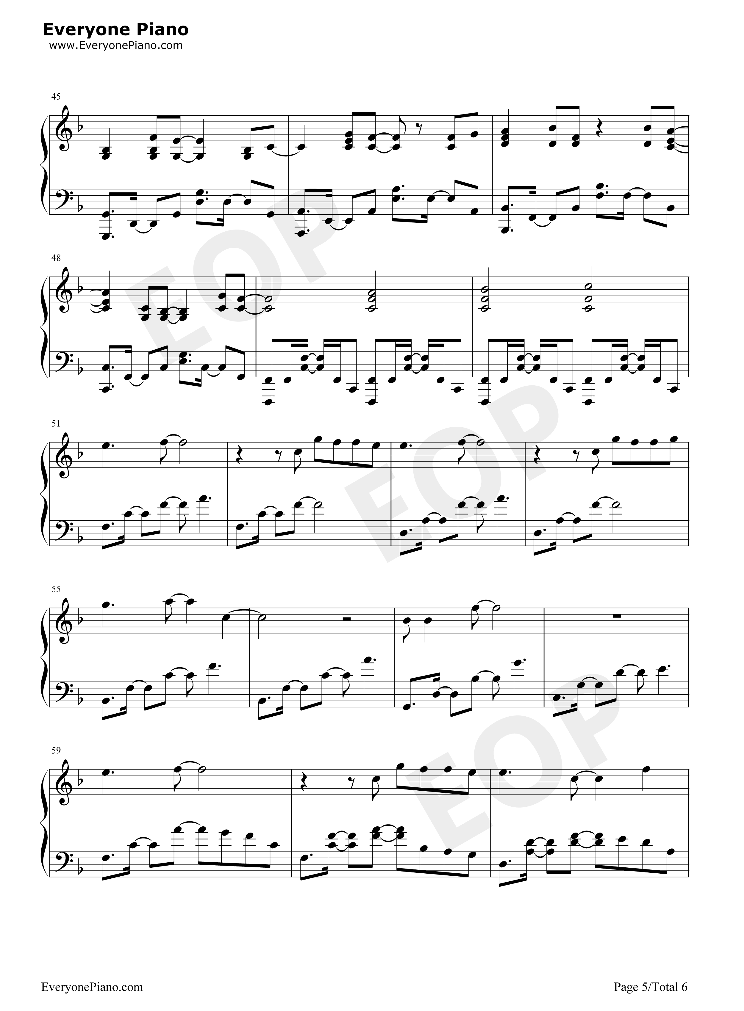 Rise钢琴谱_安月名莉子