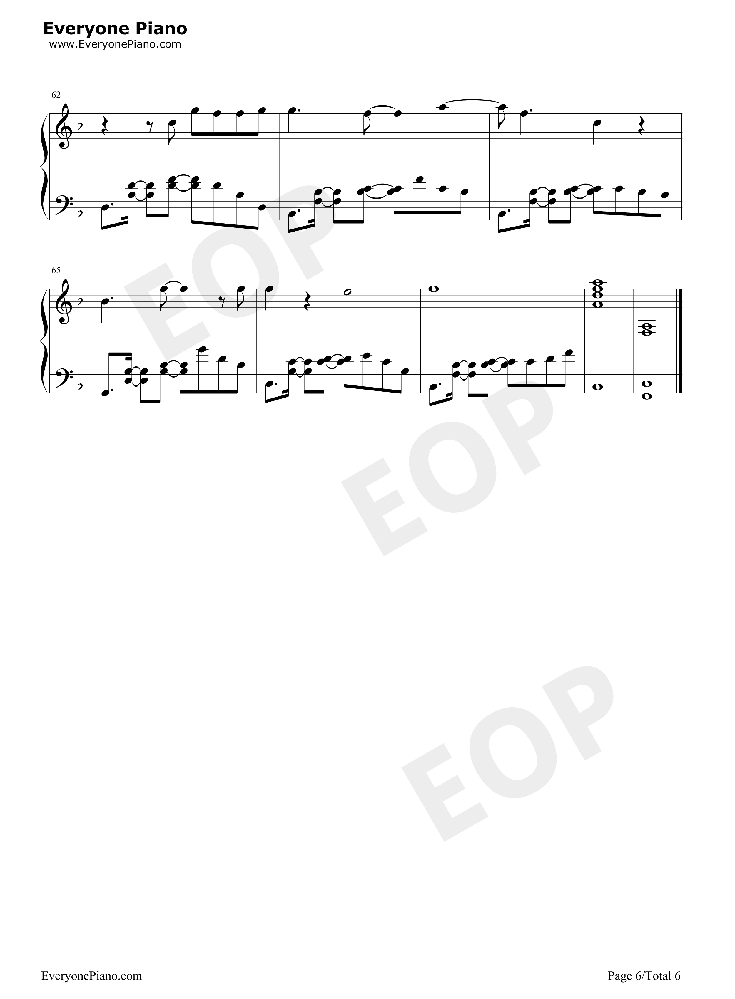 Rise钢琴谱_安月名莉子