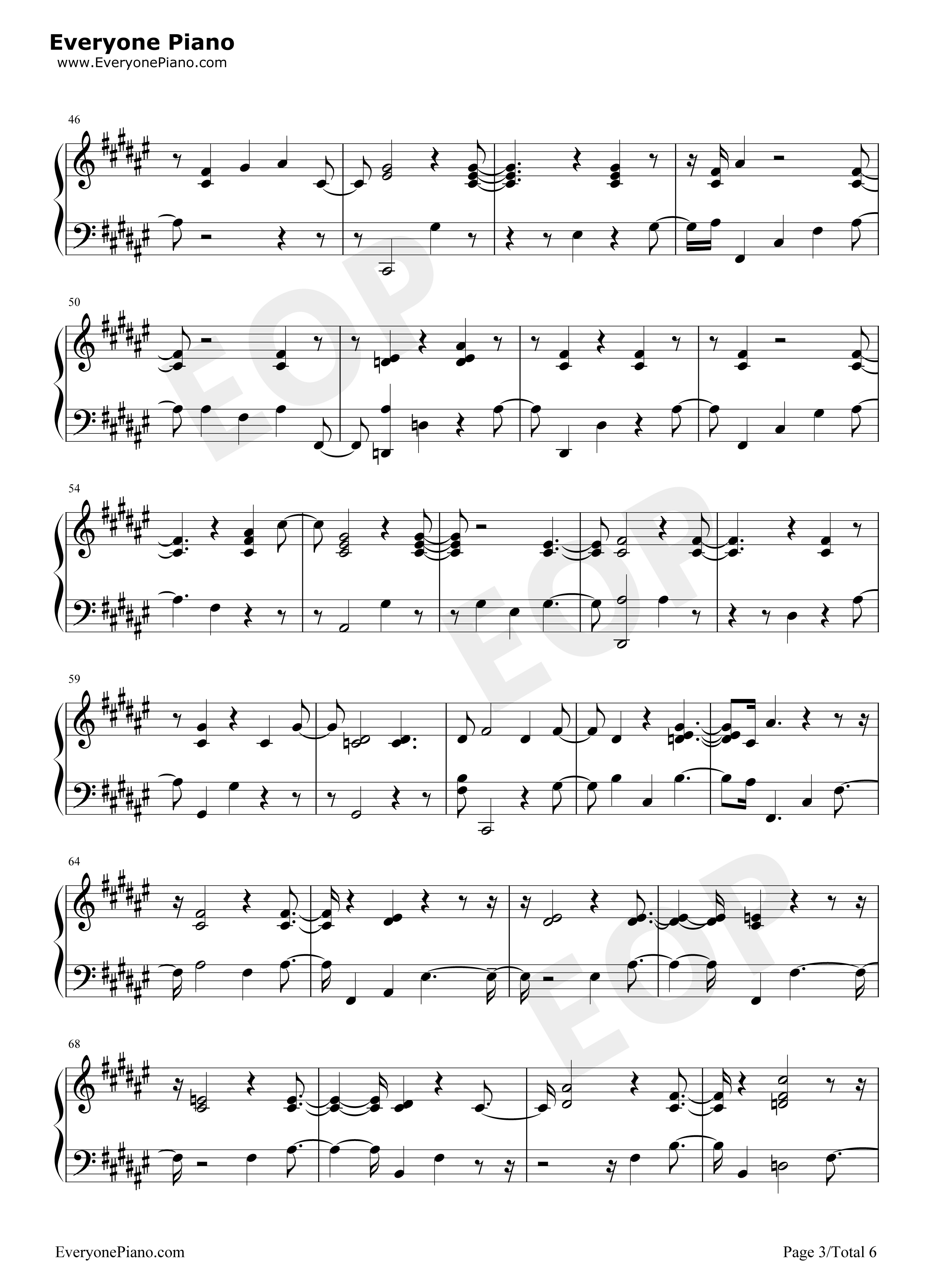 Love_You_Anymore钢琴谱_Michael_Buble