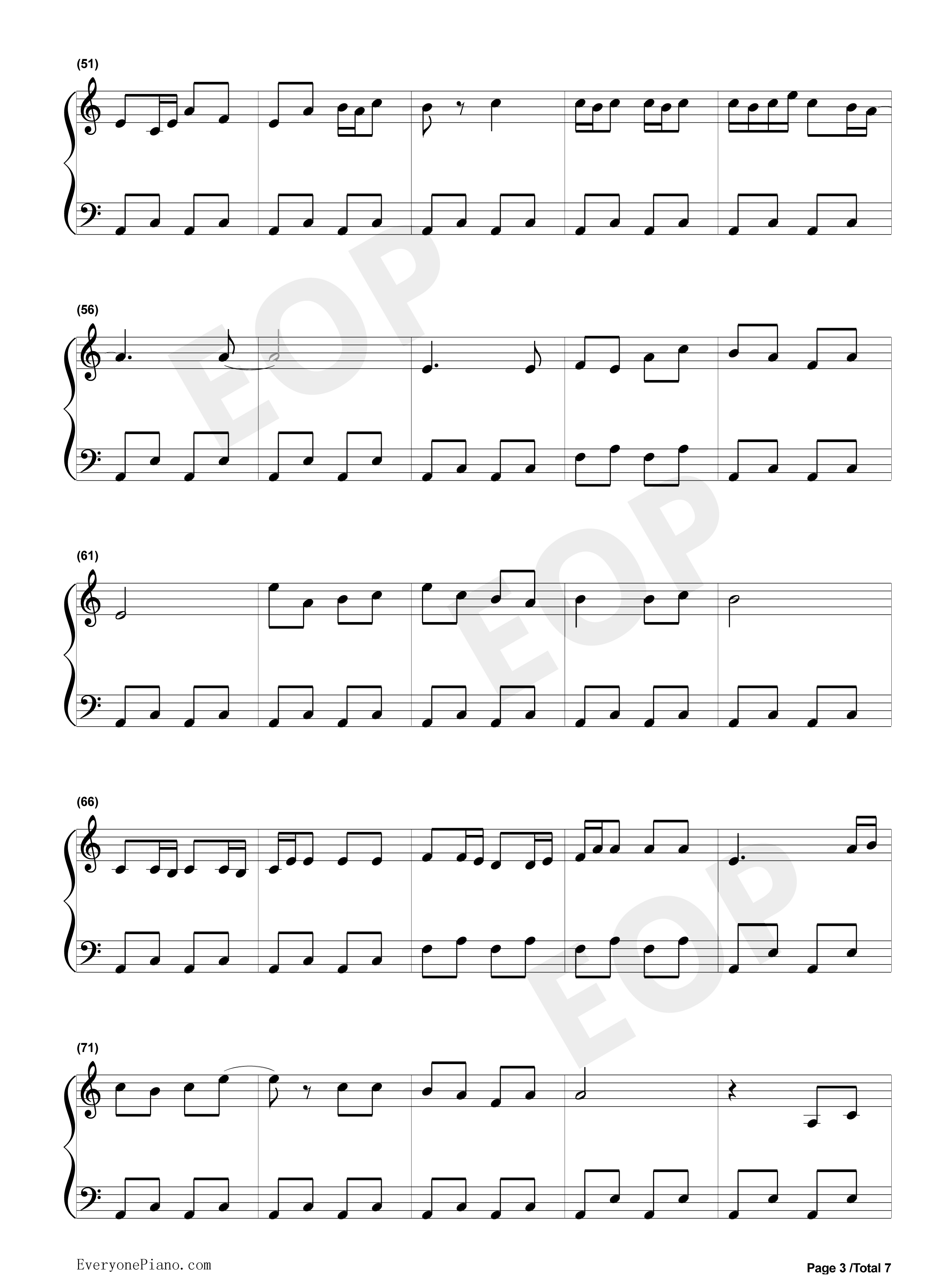 なみだの操钢琴谱_殿さまキングス