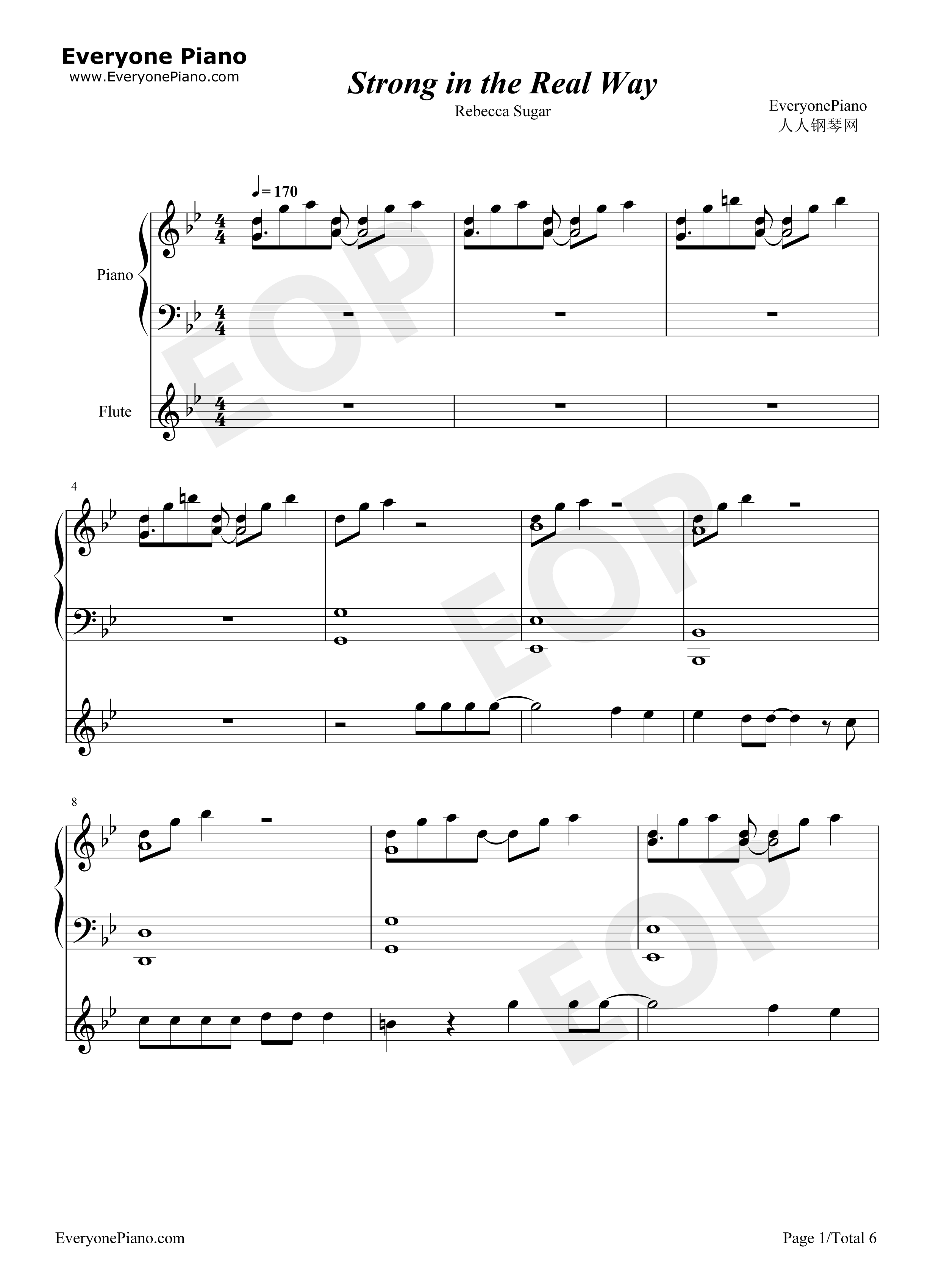 Strong_in_the_Real_Way钢琴谱_Rebecca_Sugar