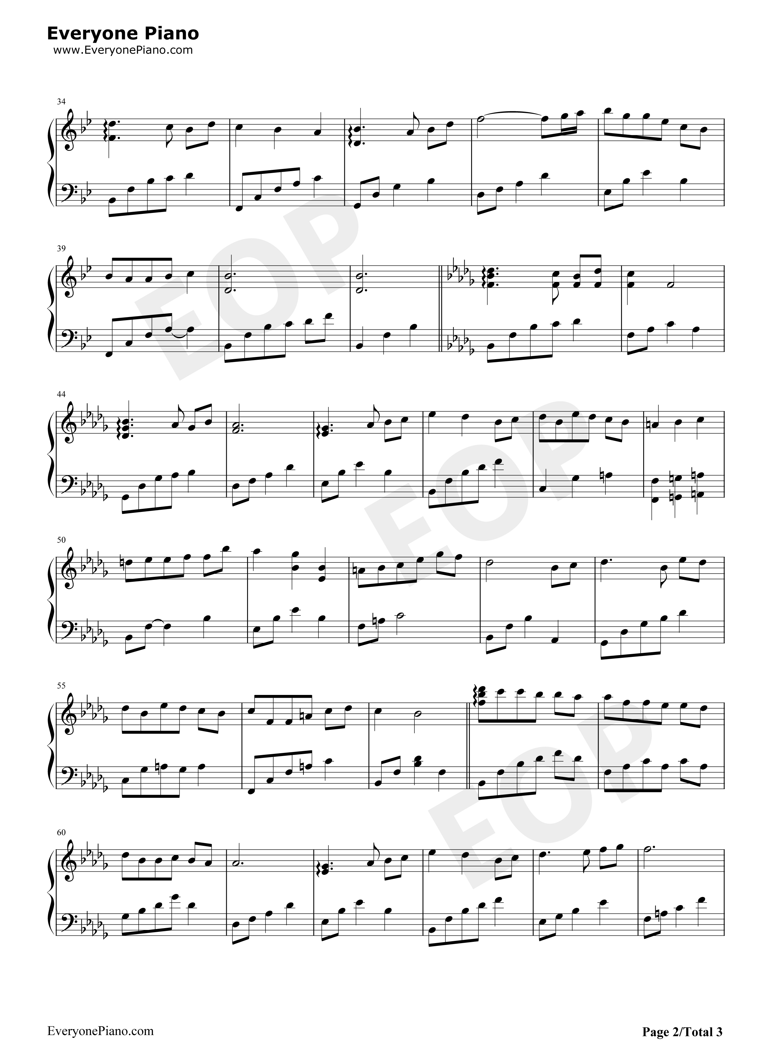 Pour_Chopin钢琴谱_The_Daydream