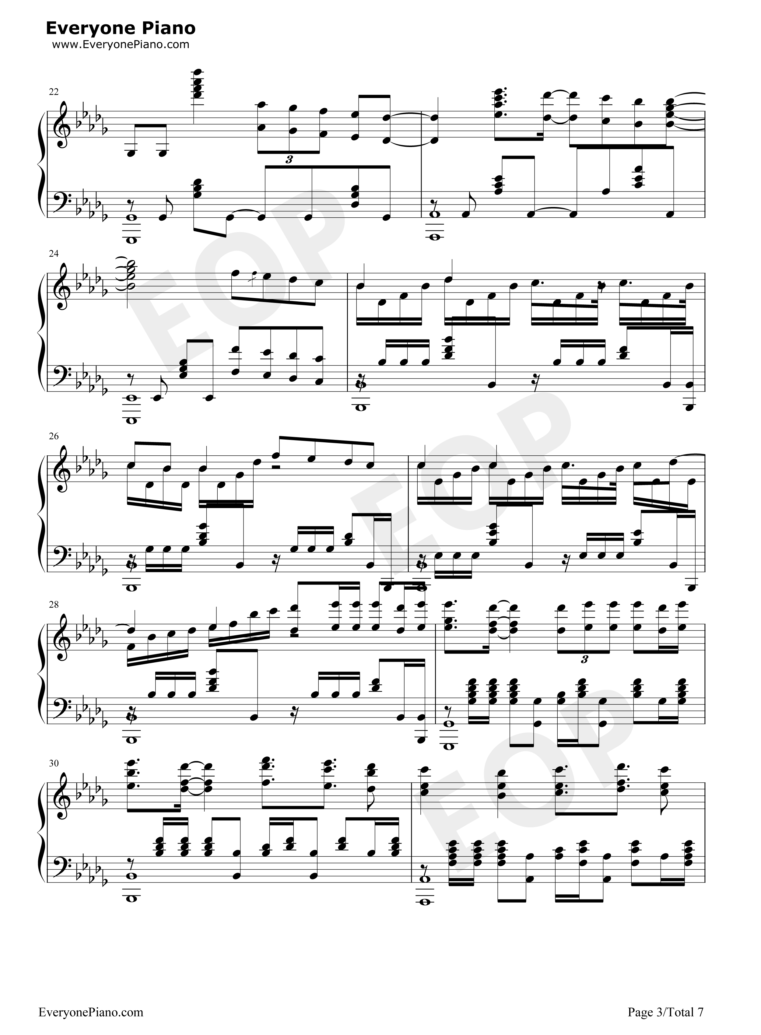 Rise钢琴谱_The_Glitch_Mob_Mako_The_Word_Alive