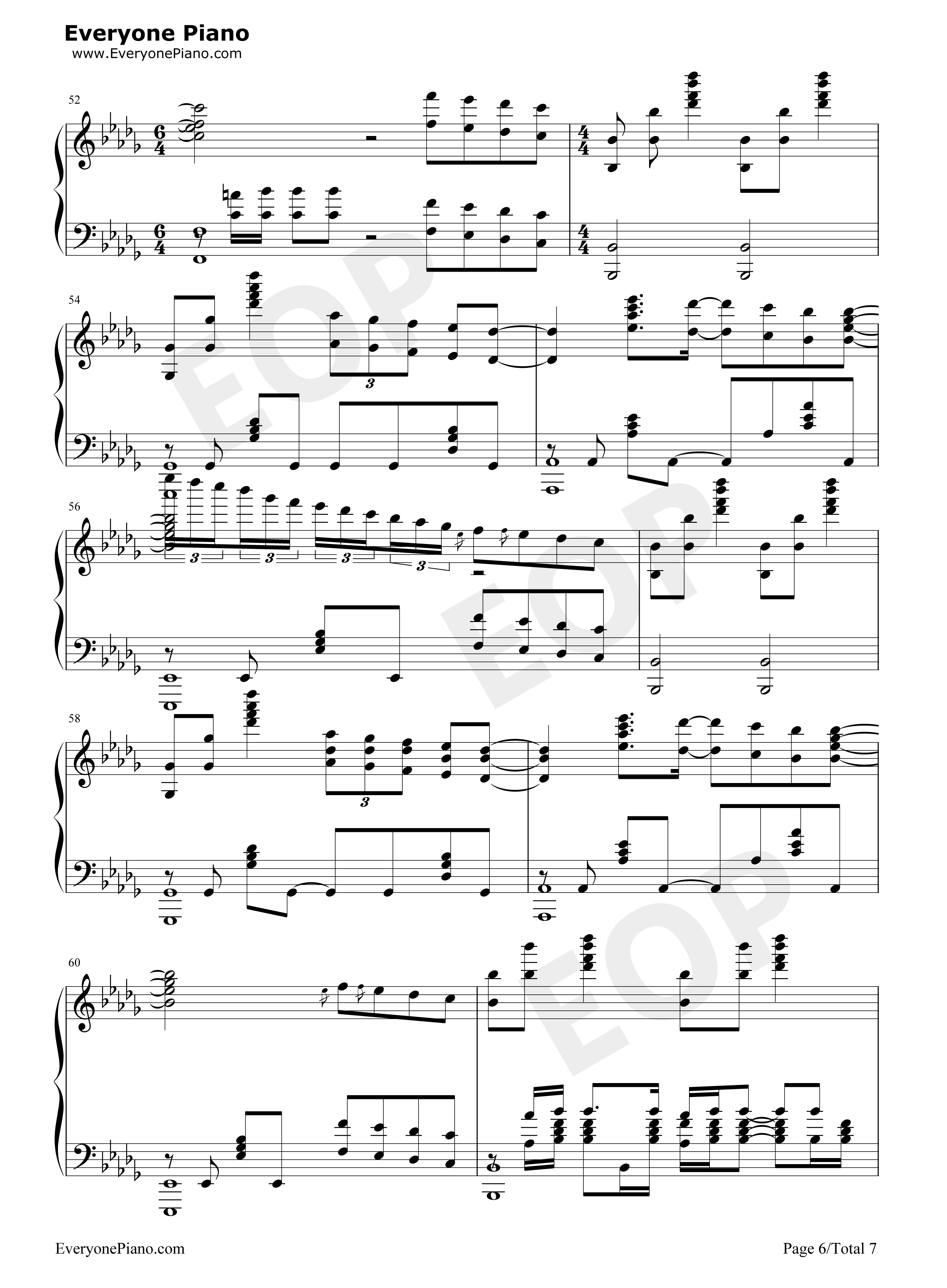 Rise钢琴谱_The_Glitch_Mob_Mako_The_Word_Alive