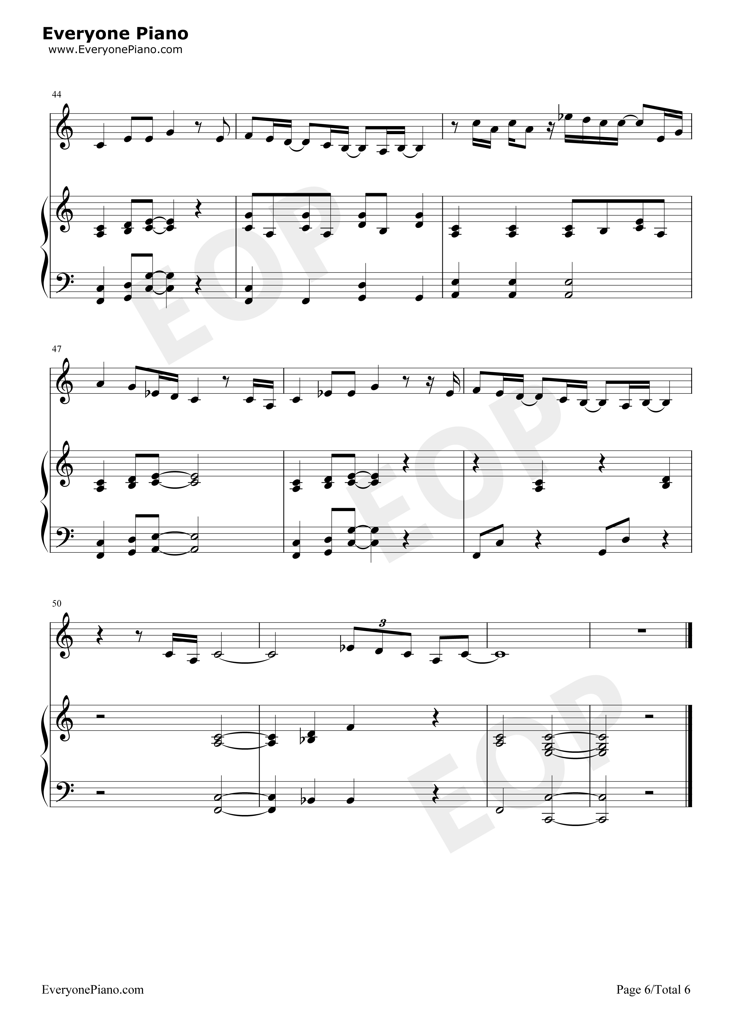 Always_Remember_Us_This_Way钢琴谱_Lady_Gaga