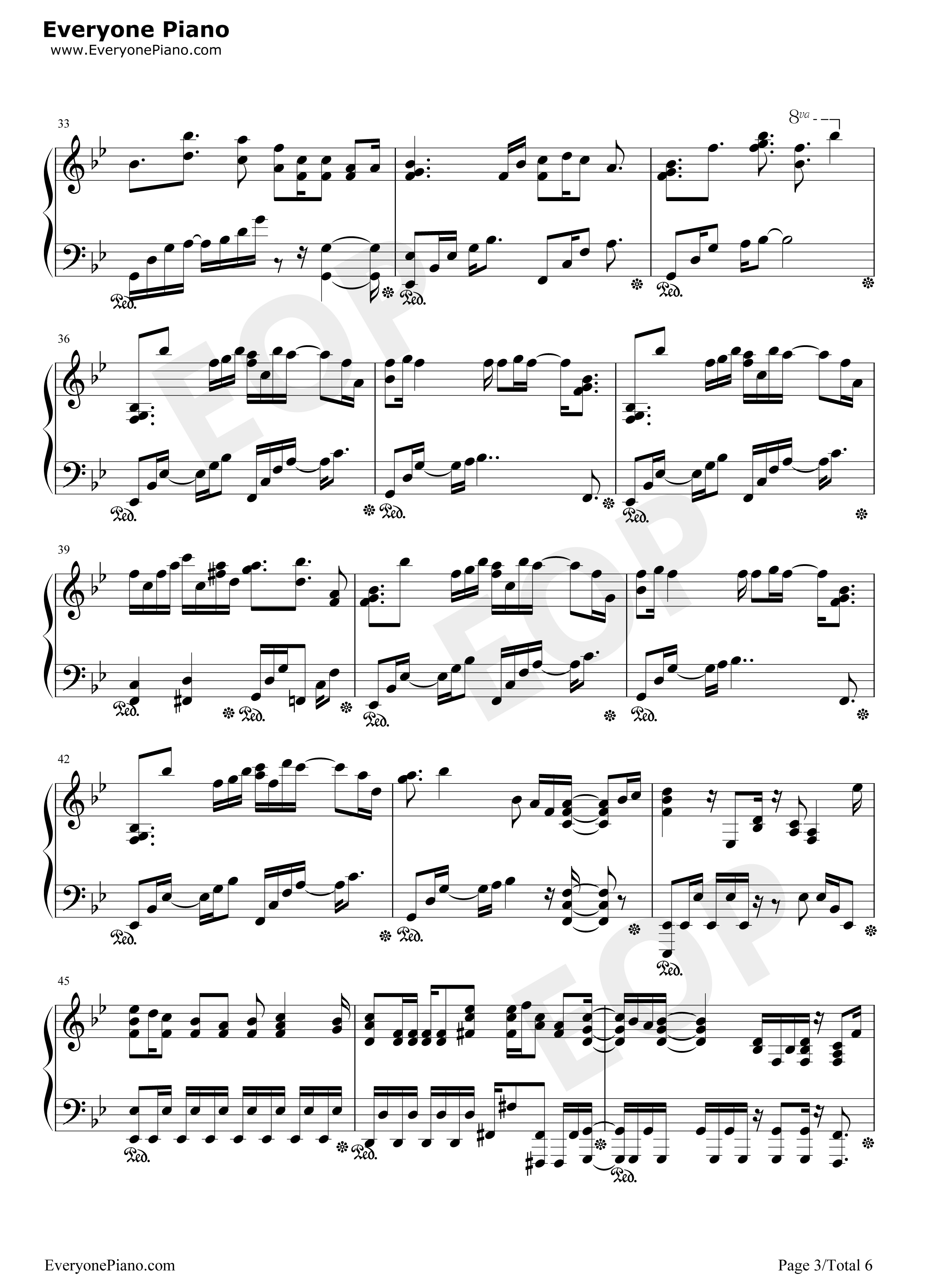 空想少女への恋手紙钢琴谱_初音未来