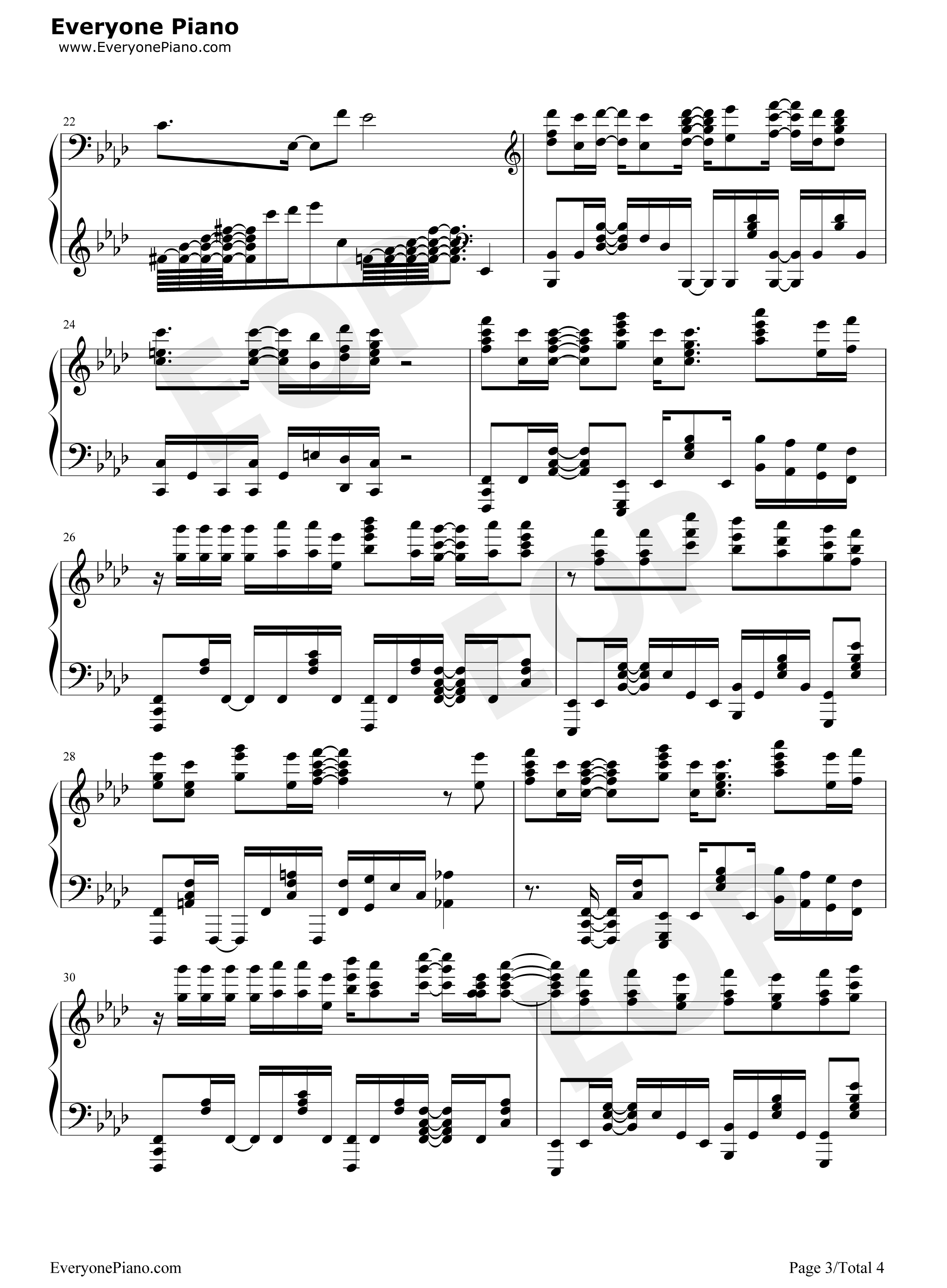 银の祈誓钢琴谱_soraru