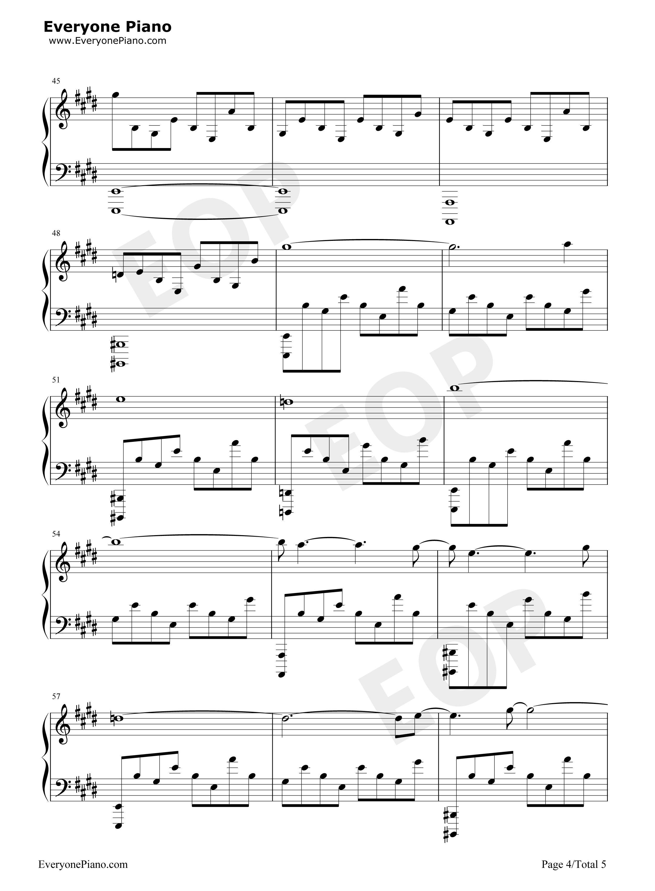 堡垒之夜钢琴谱_Rom_Di_Prisco