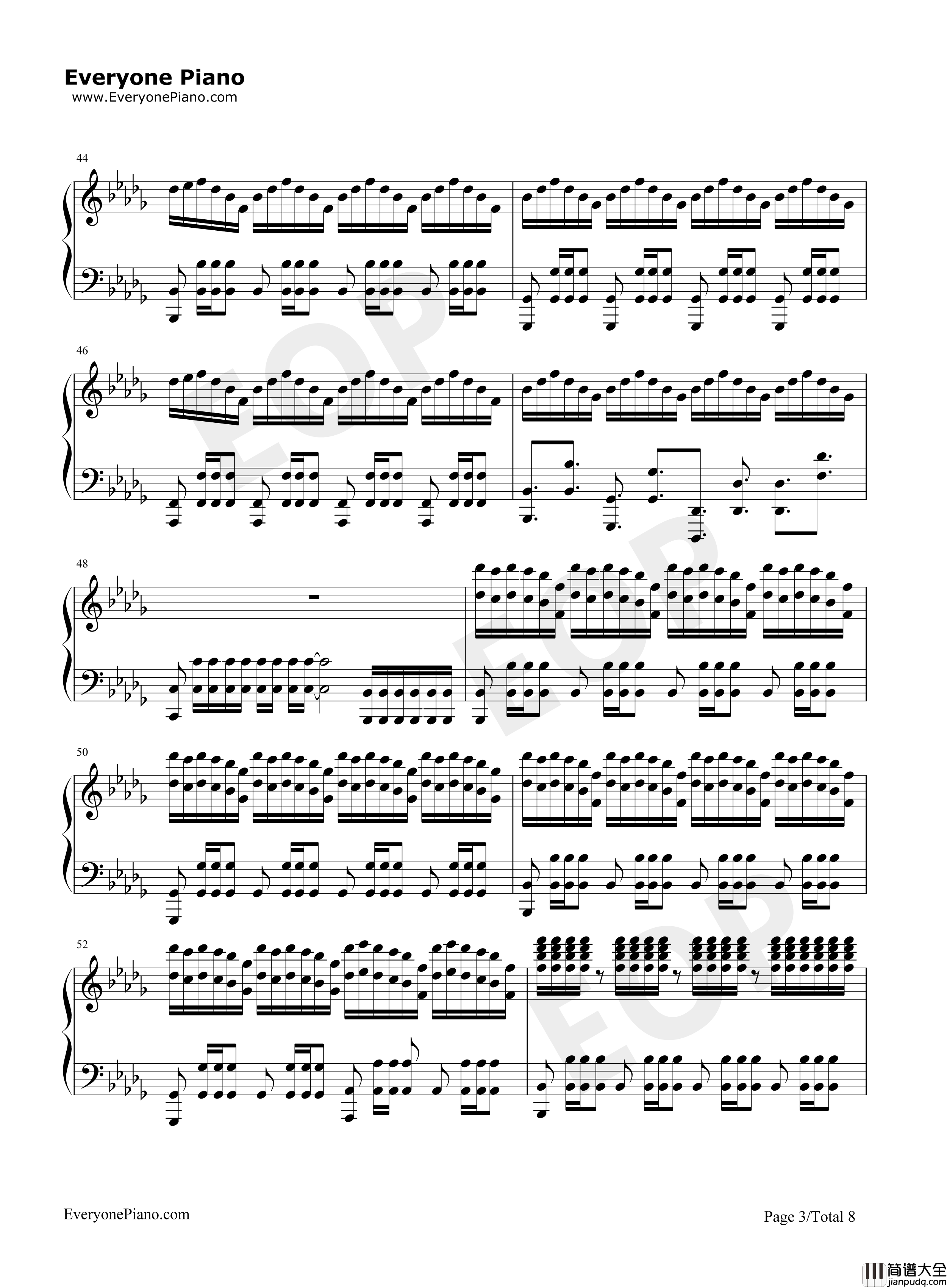 流浪地球组曲钢琴谱_流浪地球