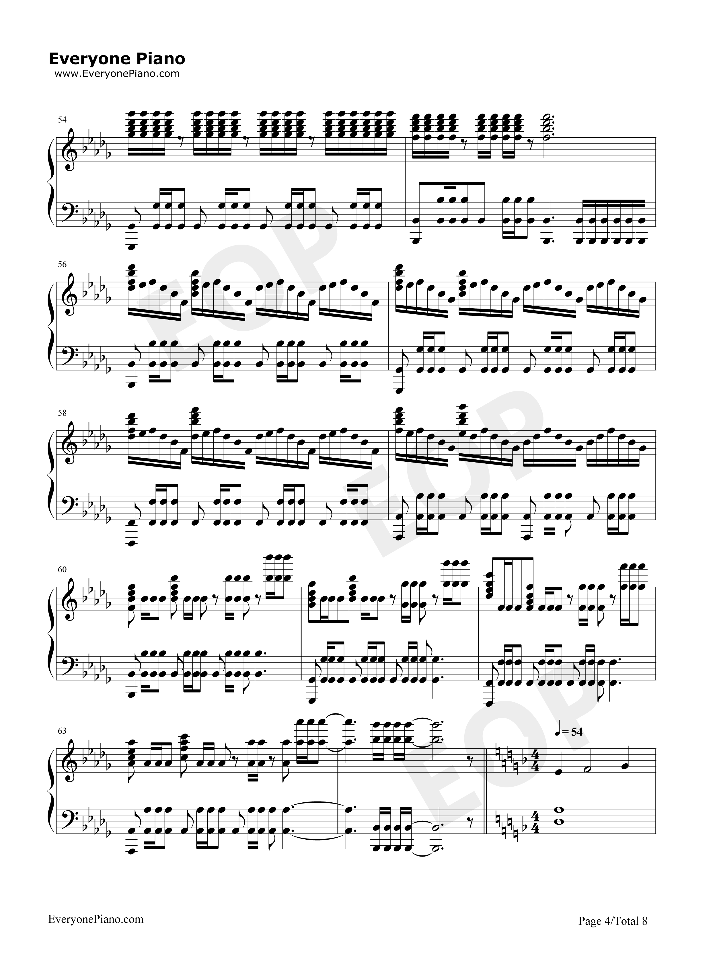 流浪地球组曲钢琴谱_流浪地球