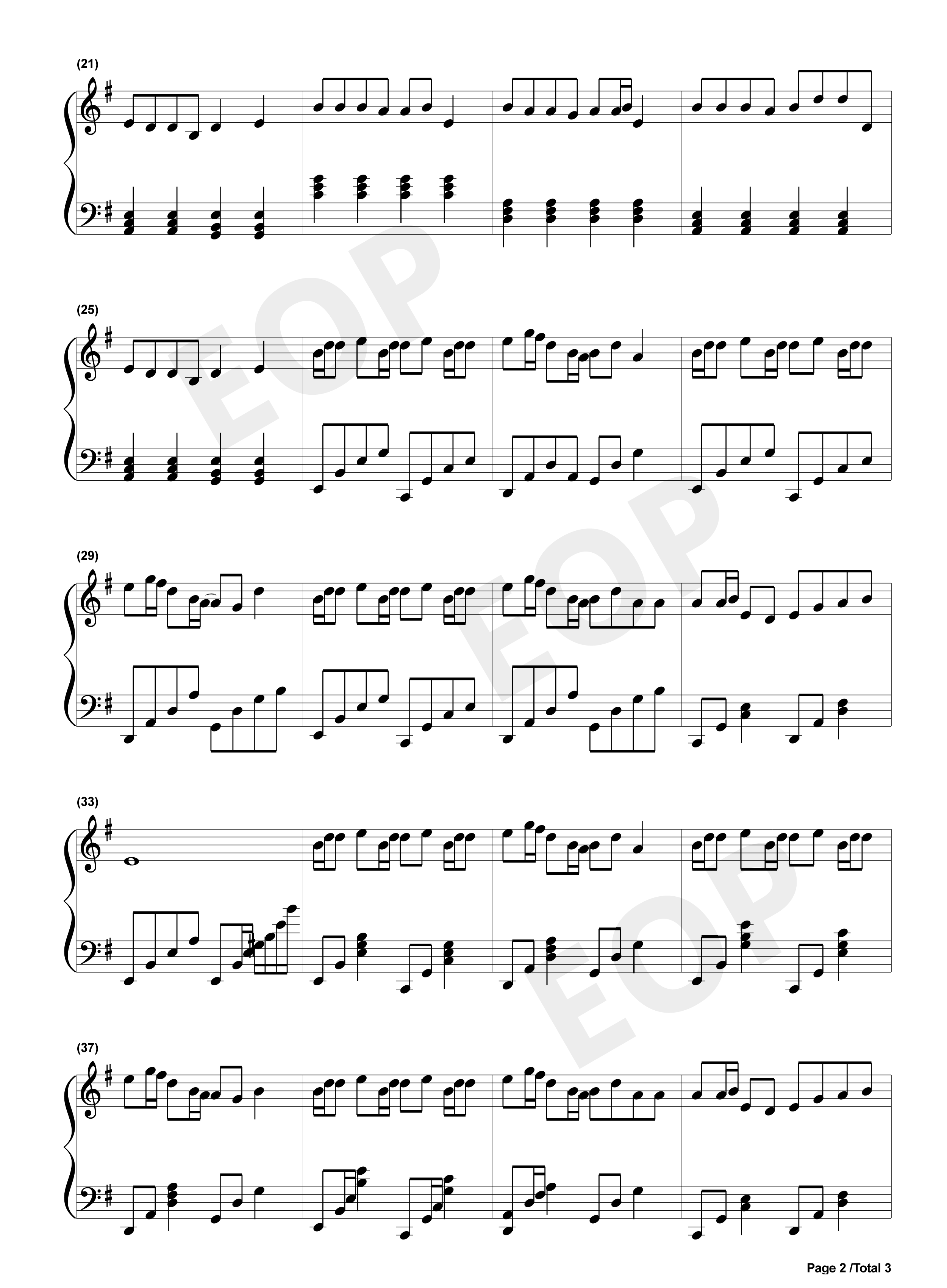 風の唄_piano_solo_ver钢琴谱_凋叶棕