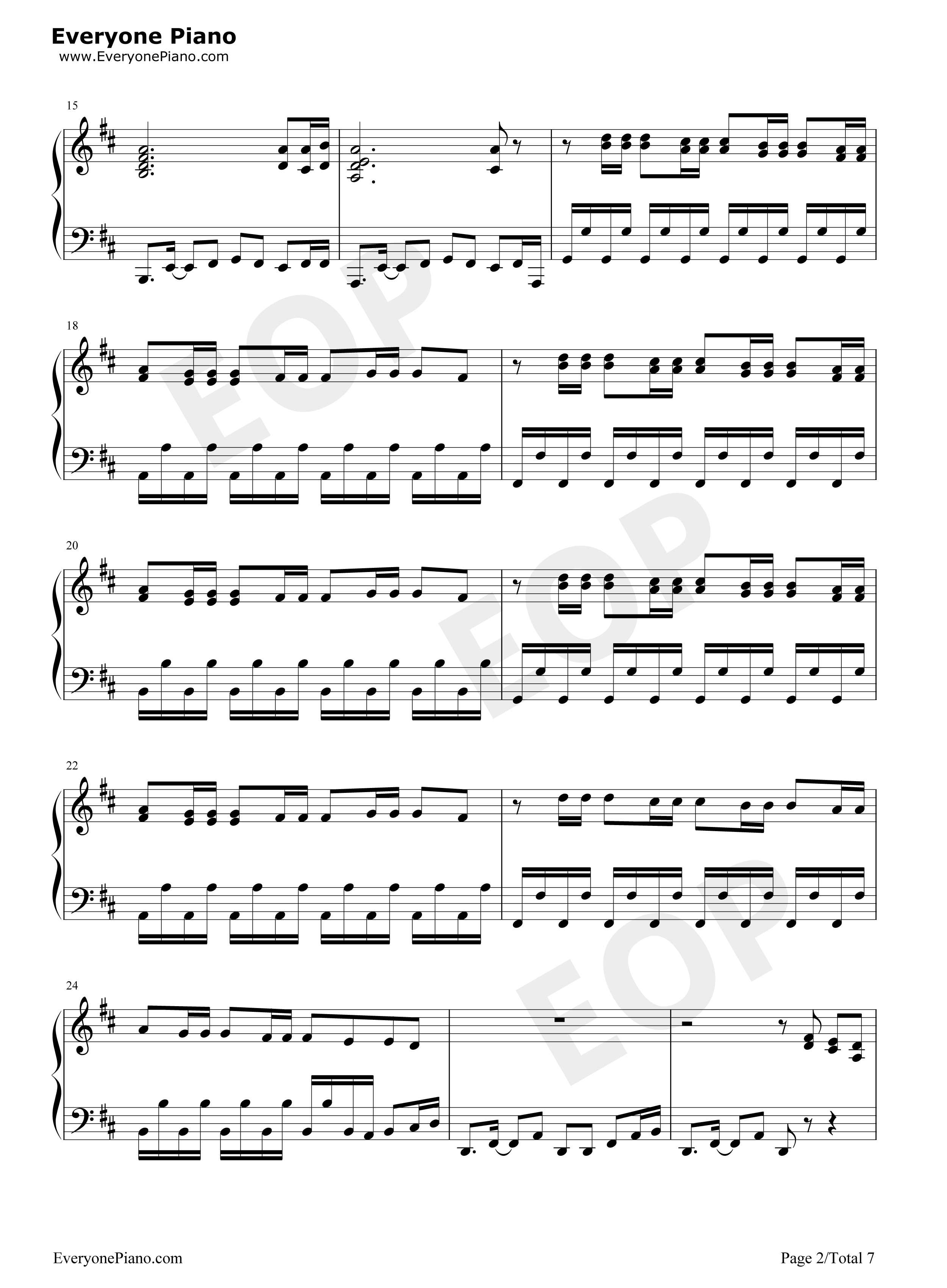 Rose钢琴谱_Paramore