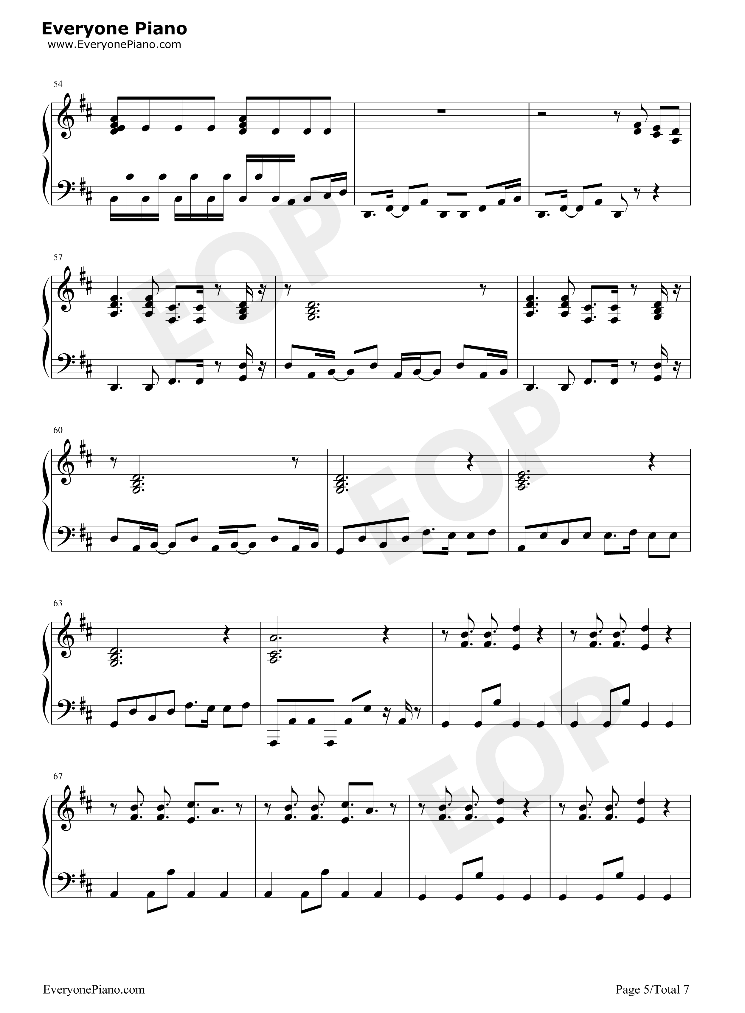 Rose钢琴谱_Paramore