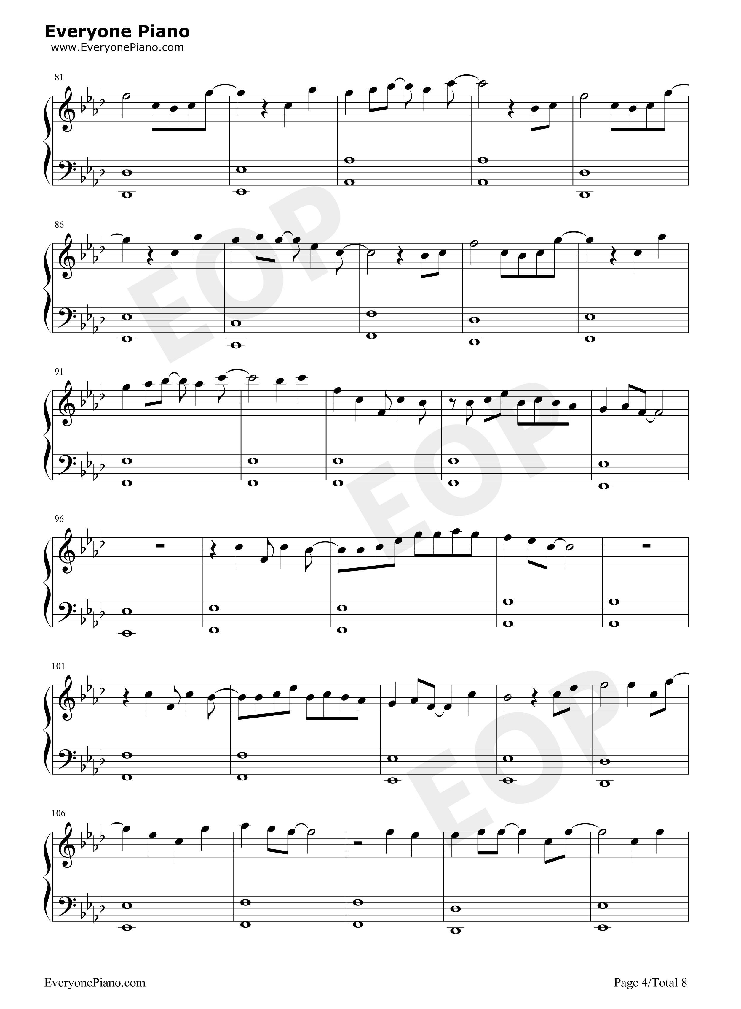 冠世一战钢琴谱_言和