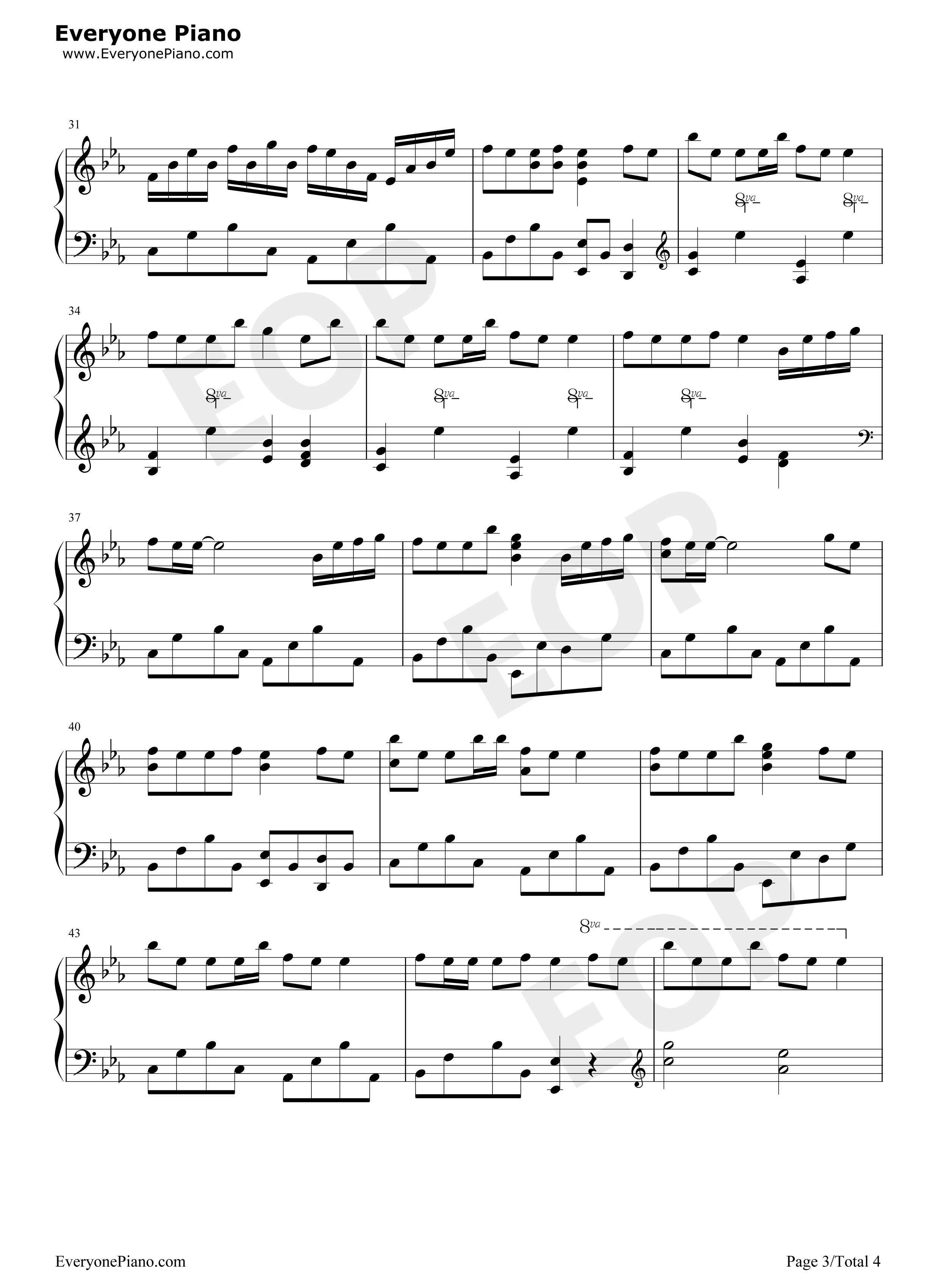 勾指起誓钢琴谱_洛天依