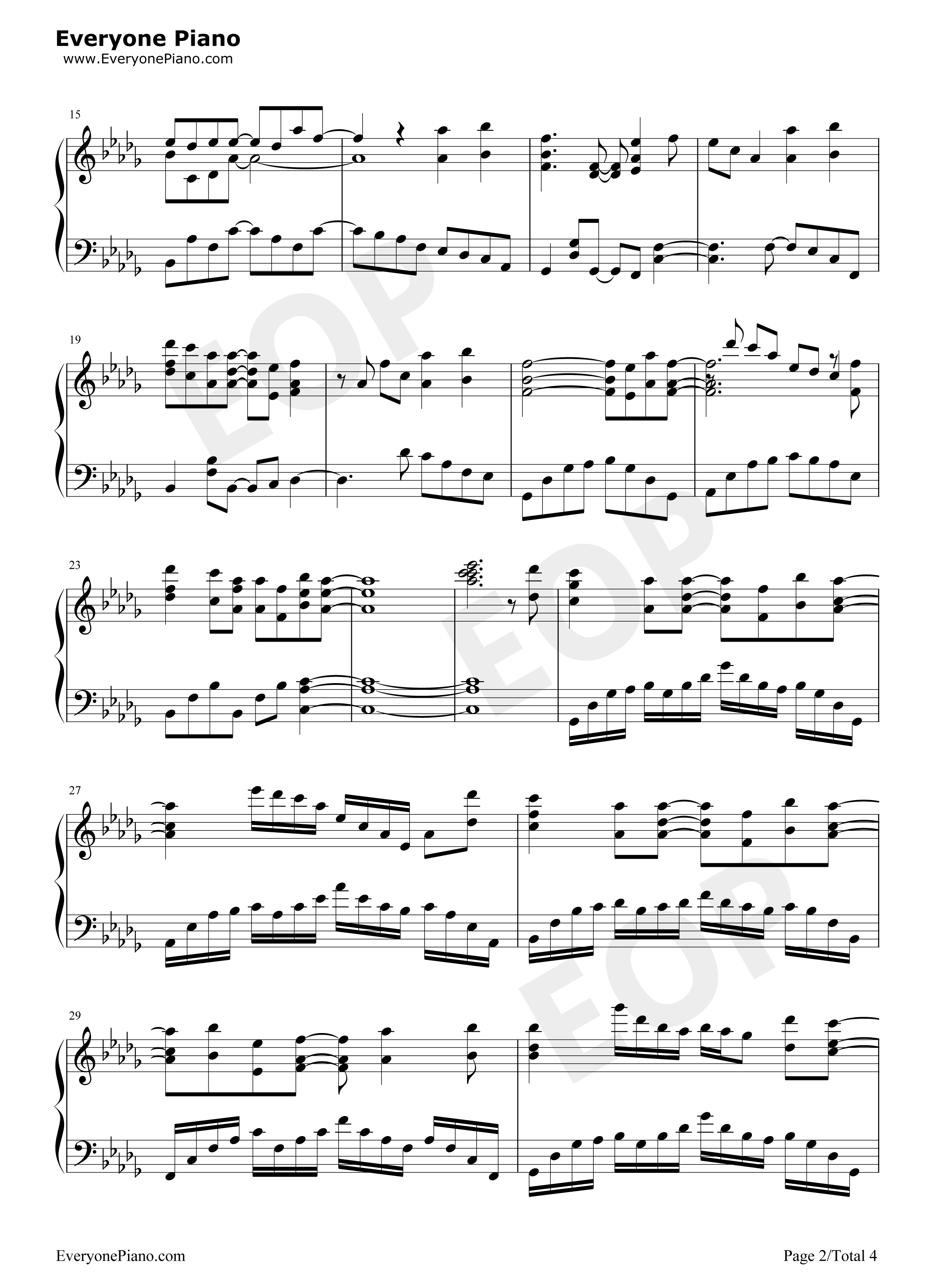 未明の君と薄明の魔法钢琴谱_やなぎなぎ