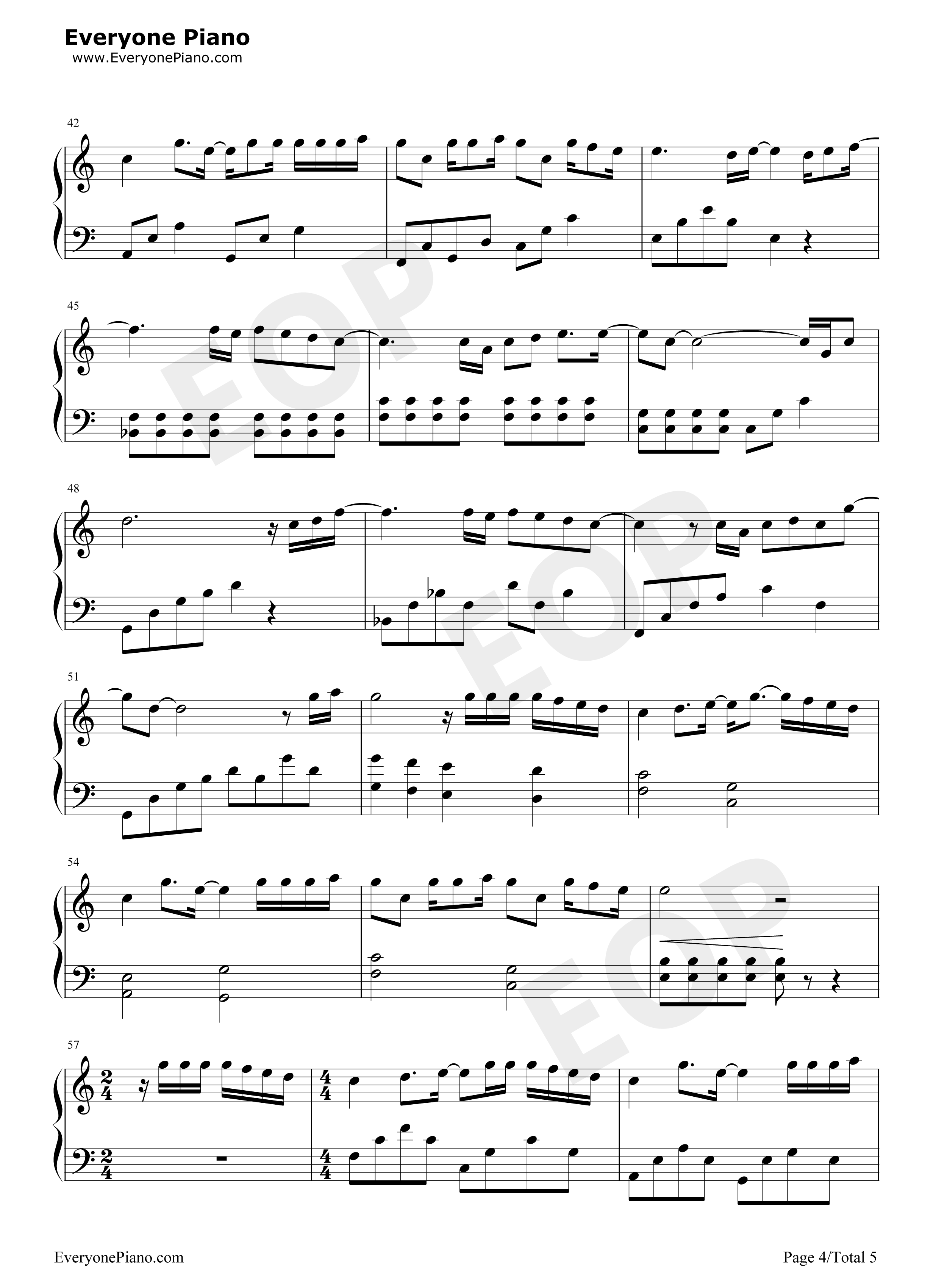 蜂鸟钢琴谱_吴青峰