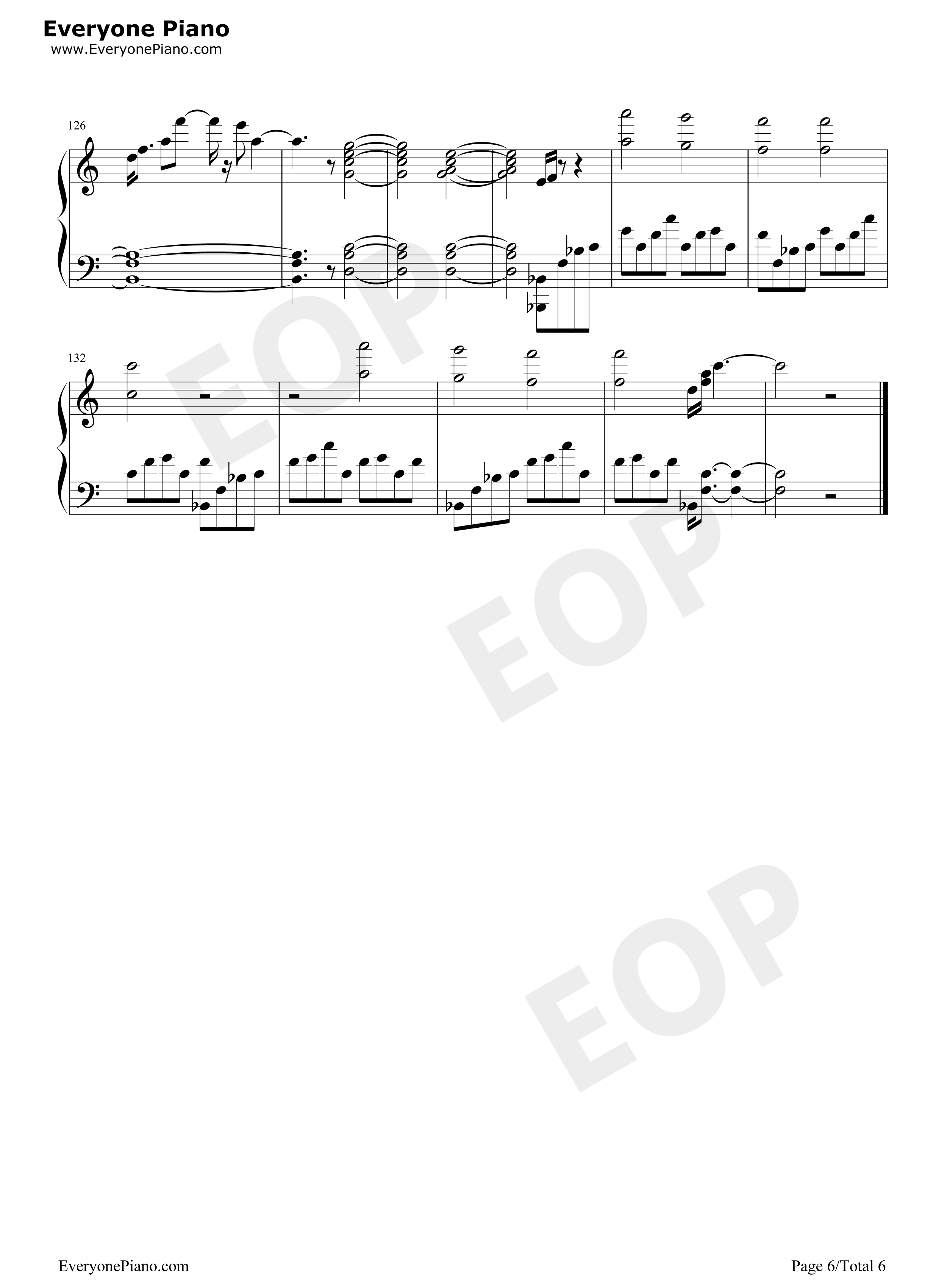 White_with_You钢琴谱_折户伸治