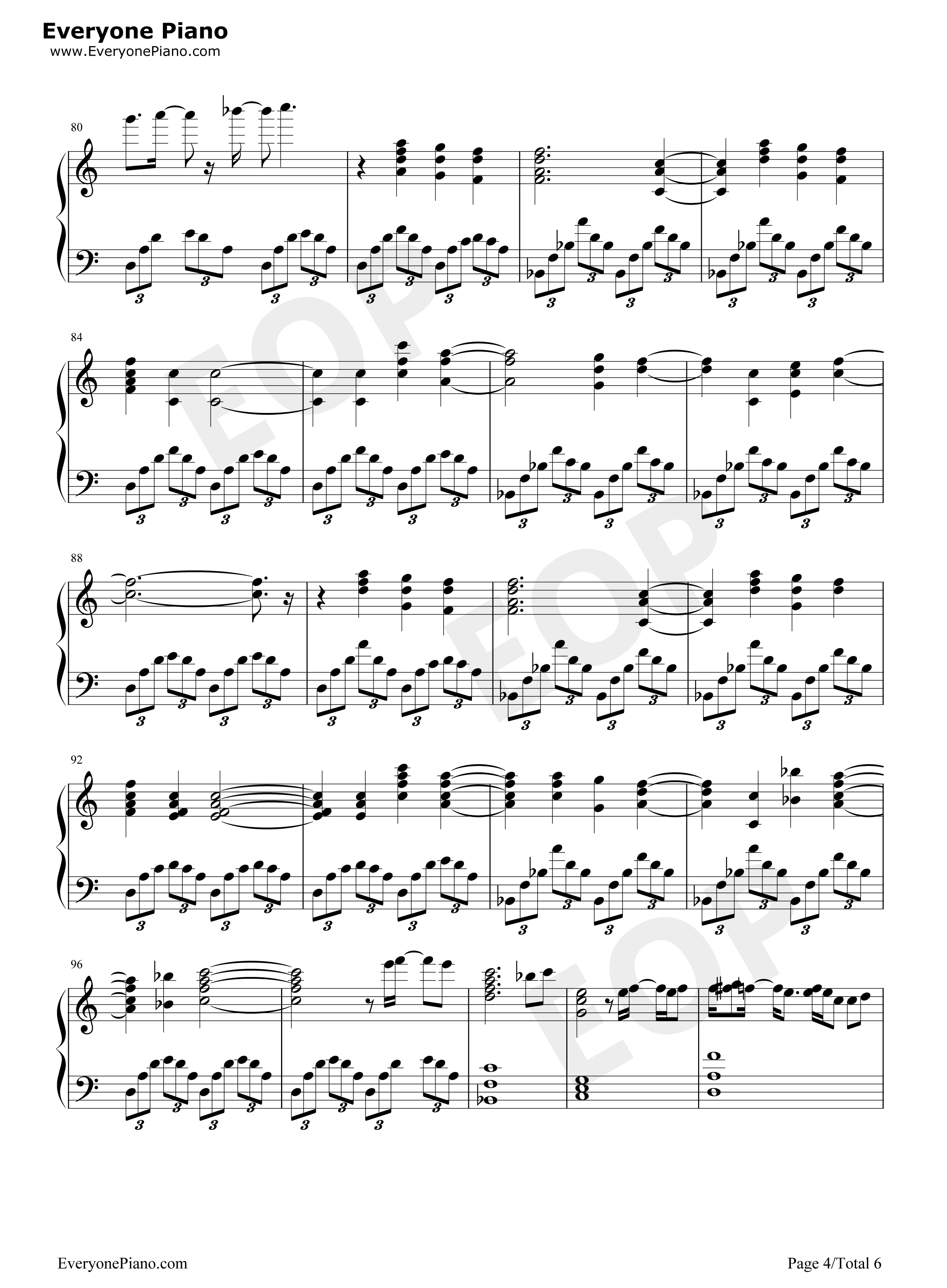 White_with_You钢琴谱_折户伸治