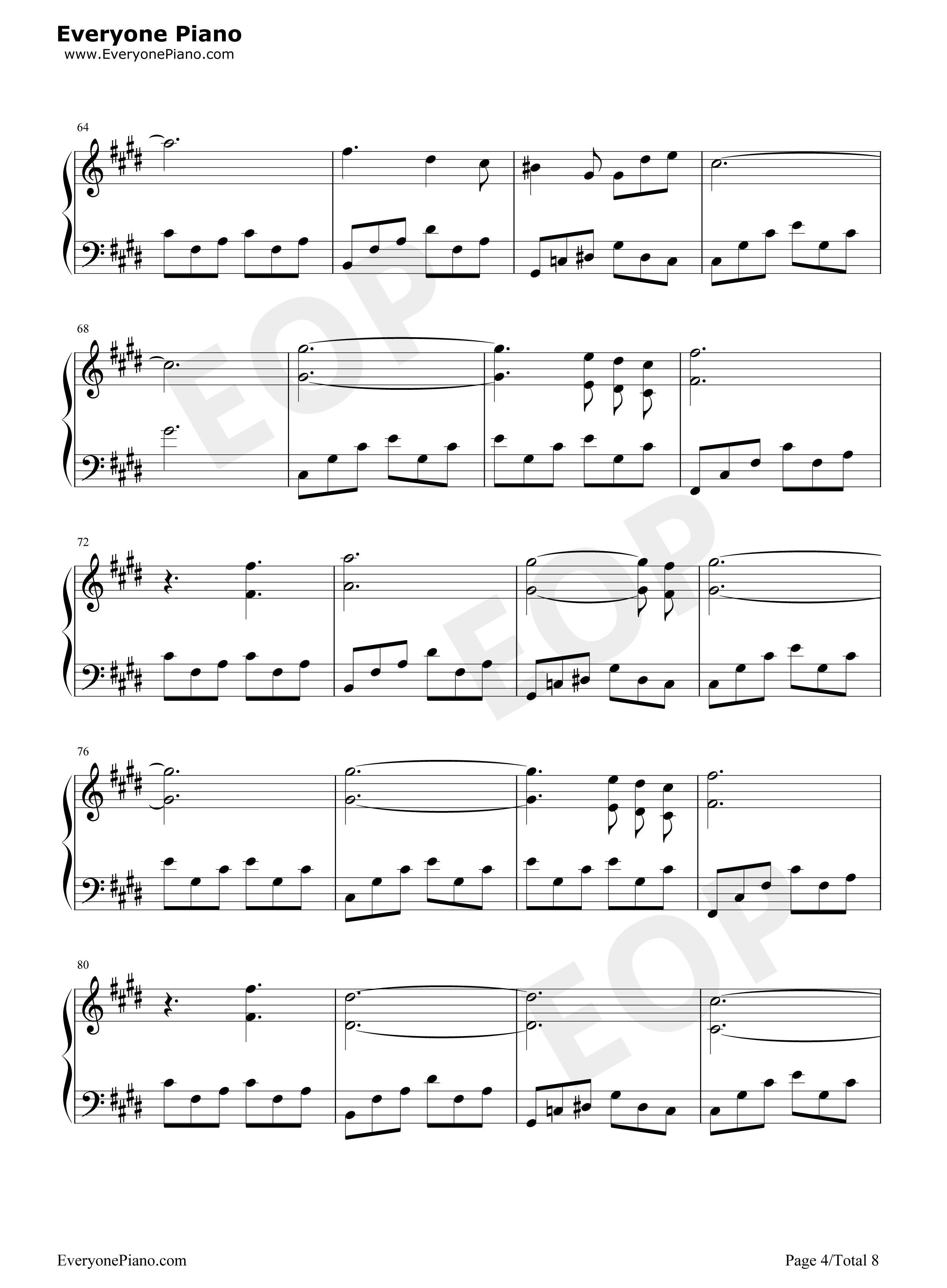 星钢琴谱_杨宗纬