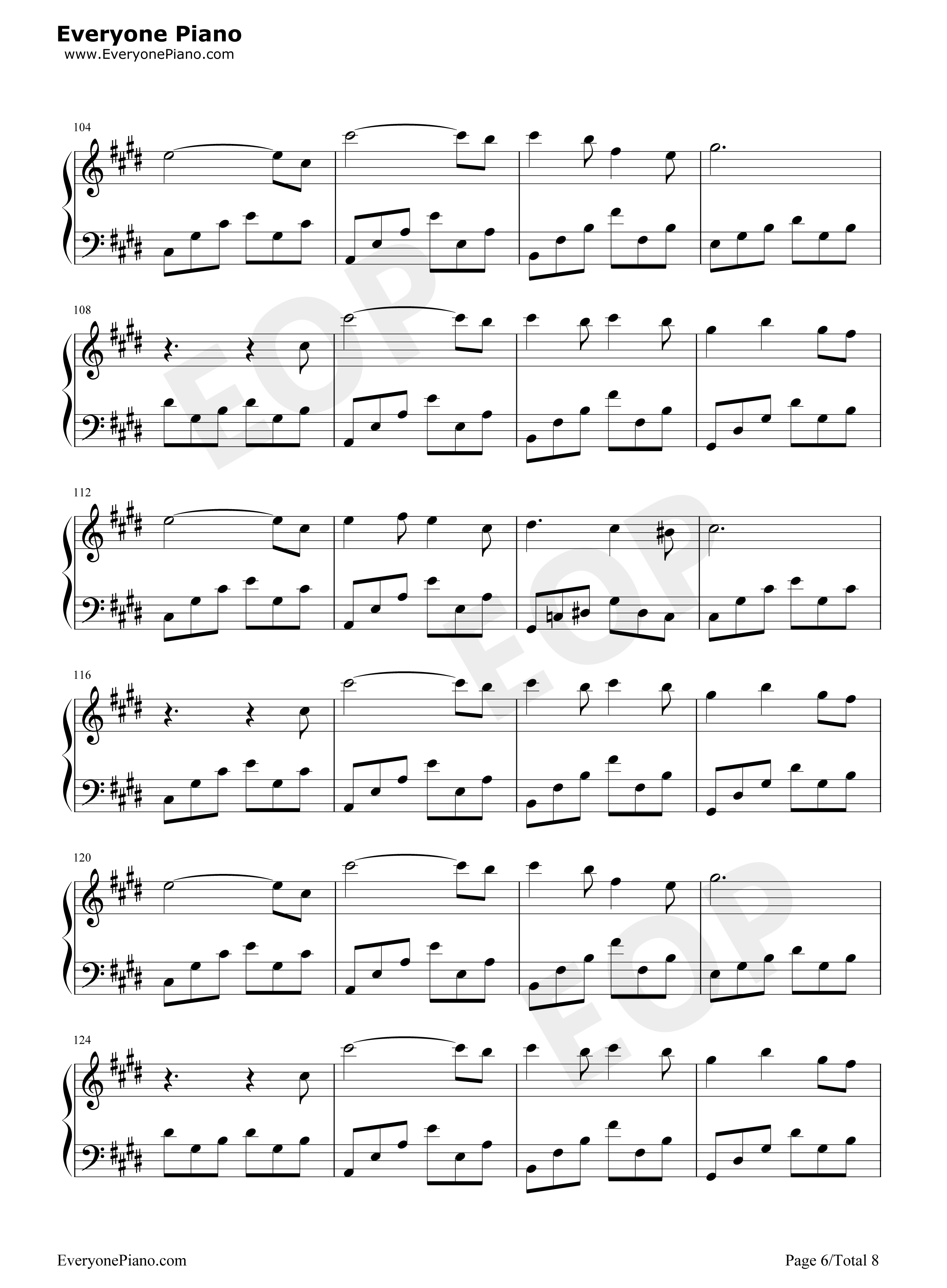 星钢琴谱_杨宗纬