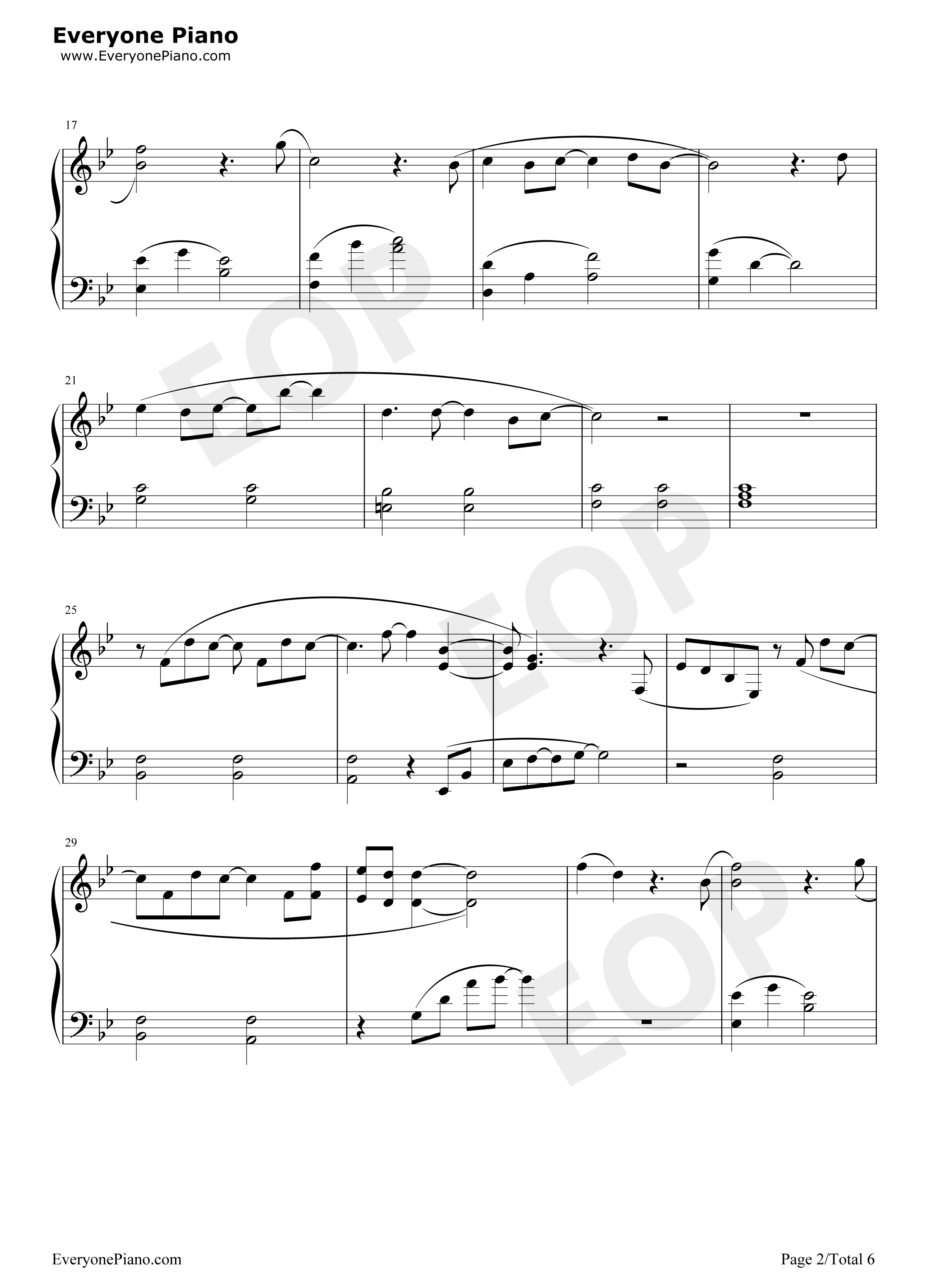 忘记时间钢琴谱_胡歌