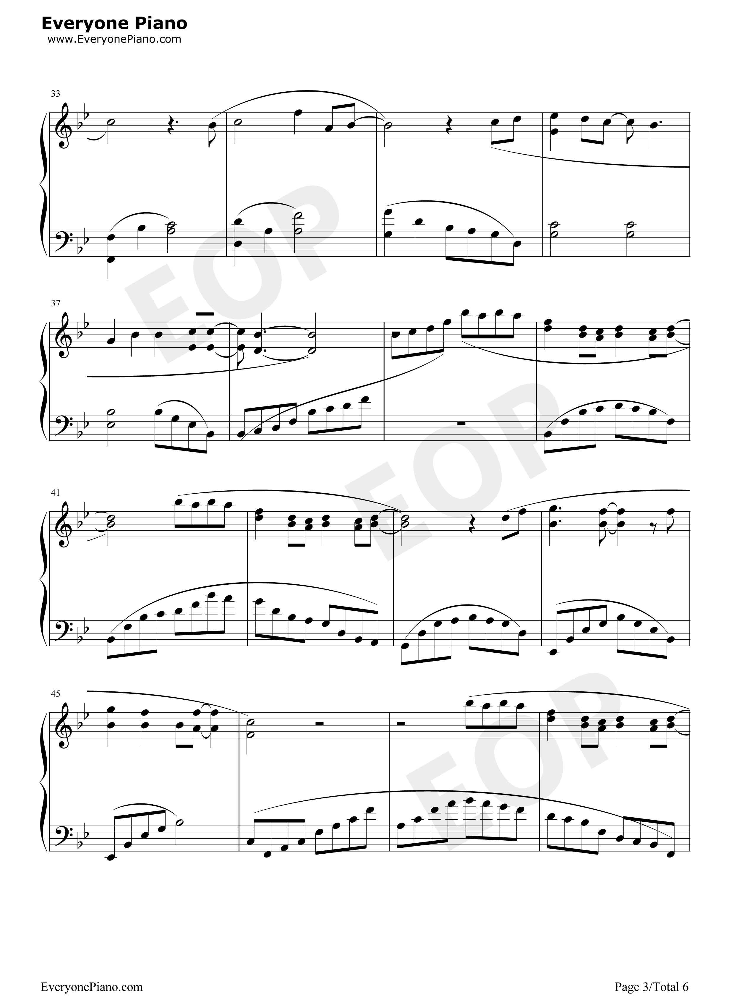 忘记时间钢琴谱_胡歌