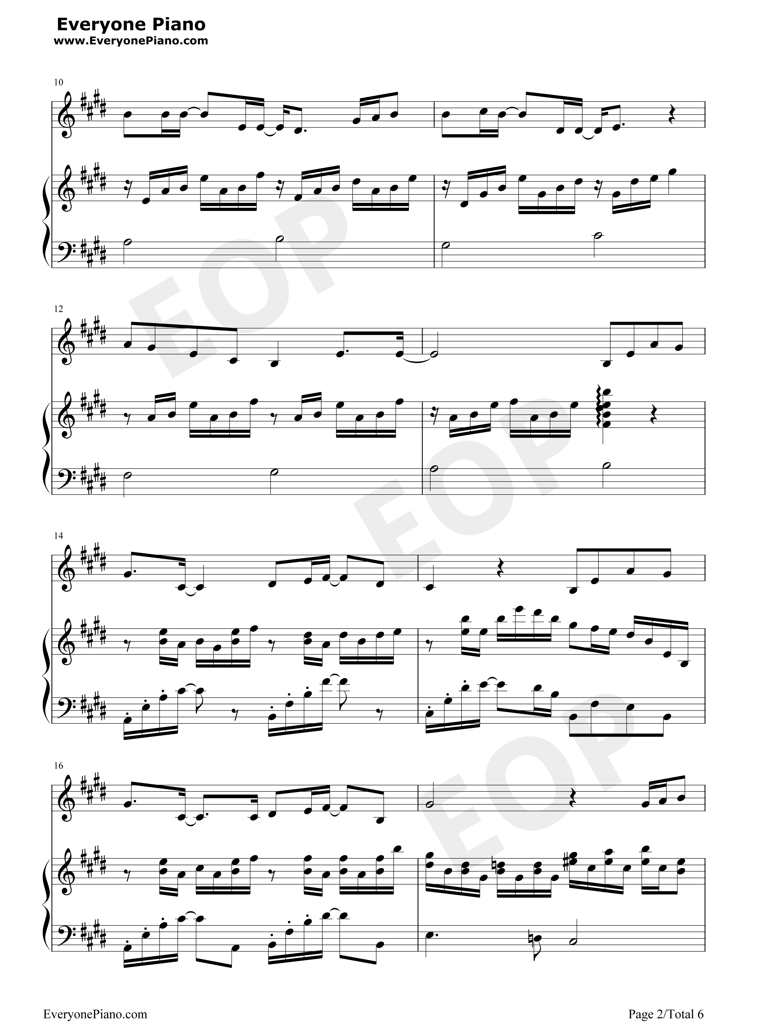 旧日时光钢琴谱_黑崎子