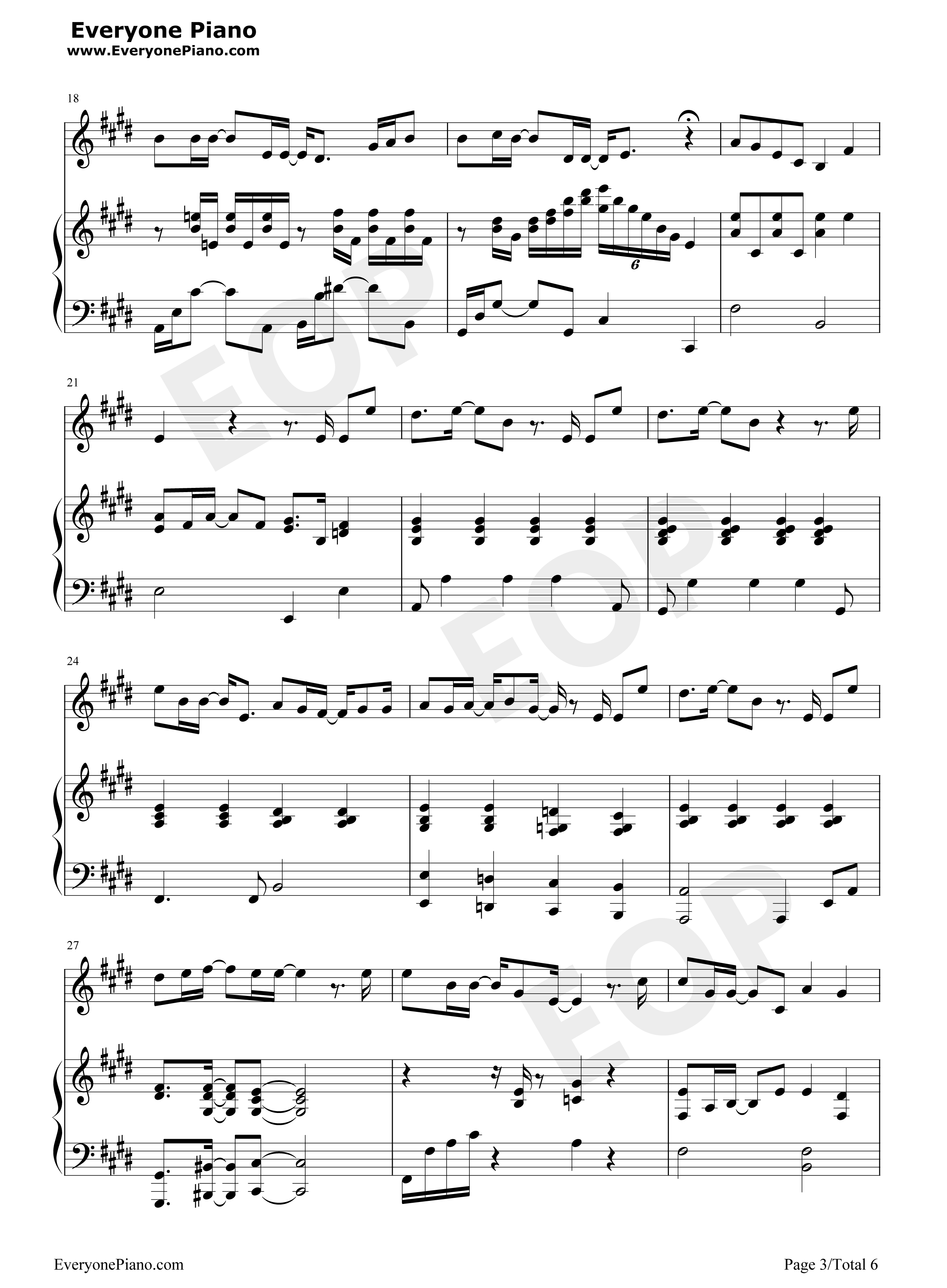 旧日时光钢琴谱_黑崎子